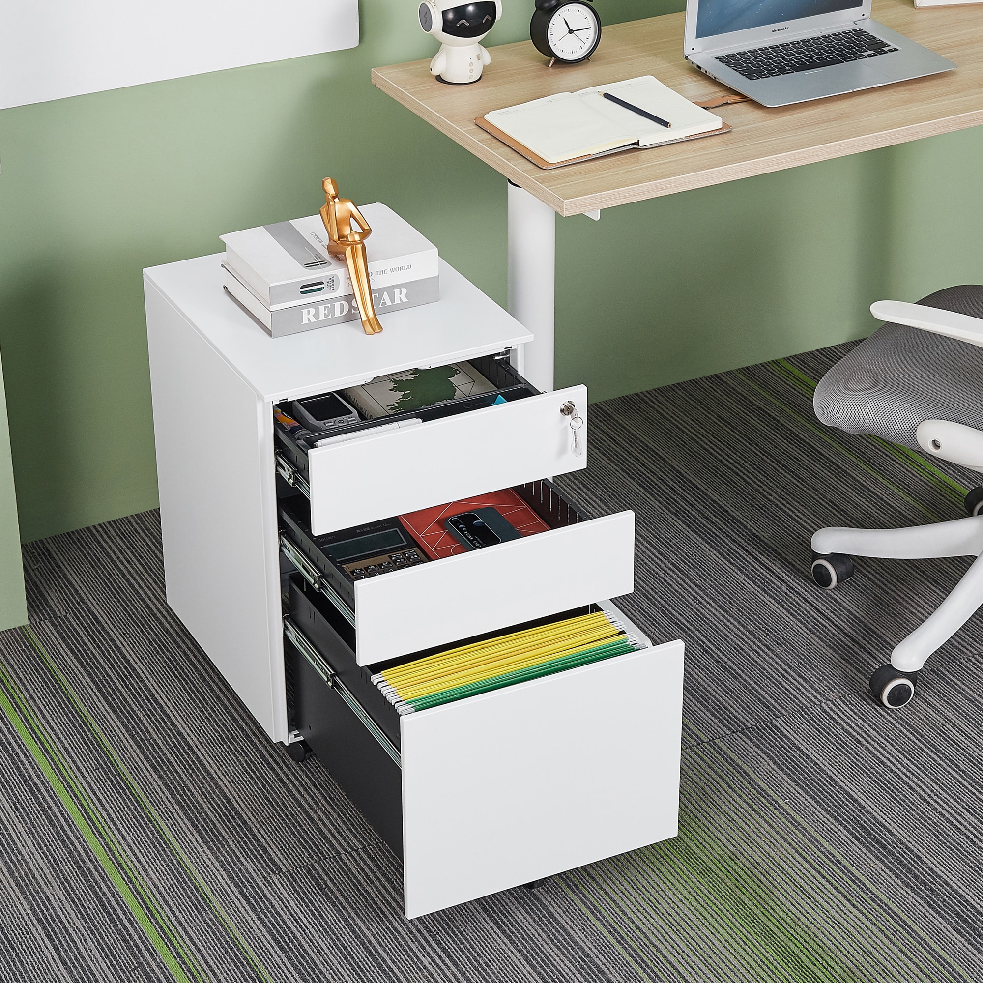 Sumyeg WF-HW60291BK-LA Filing-Cabinets - View #3