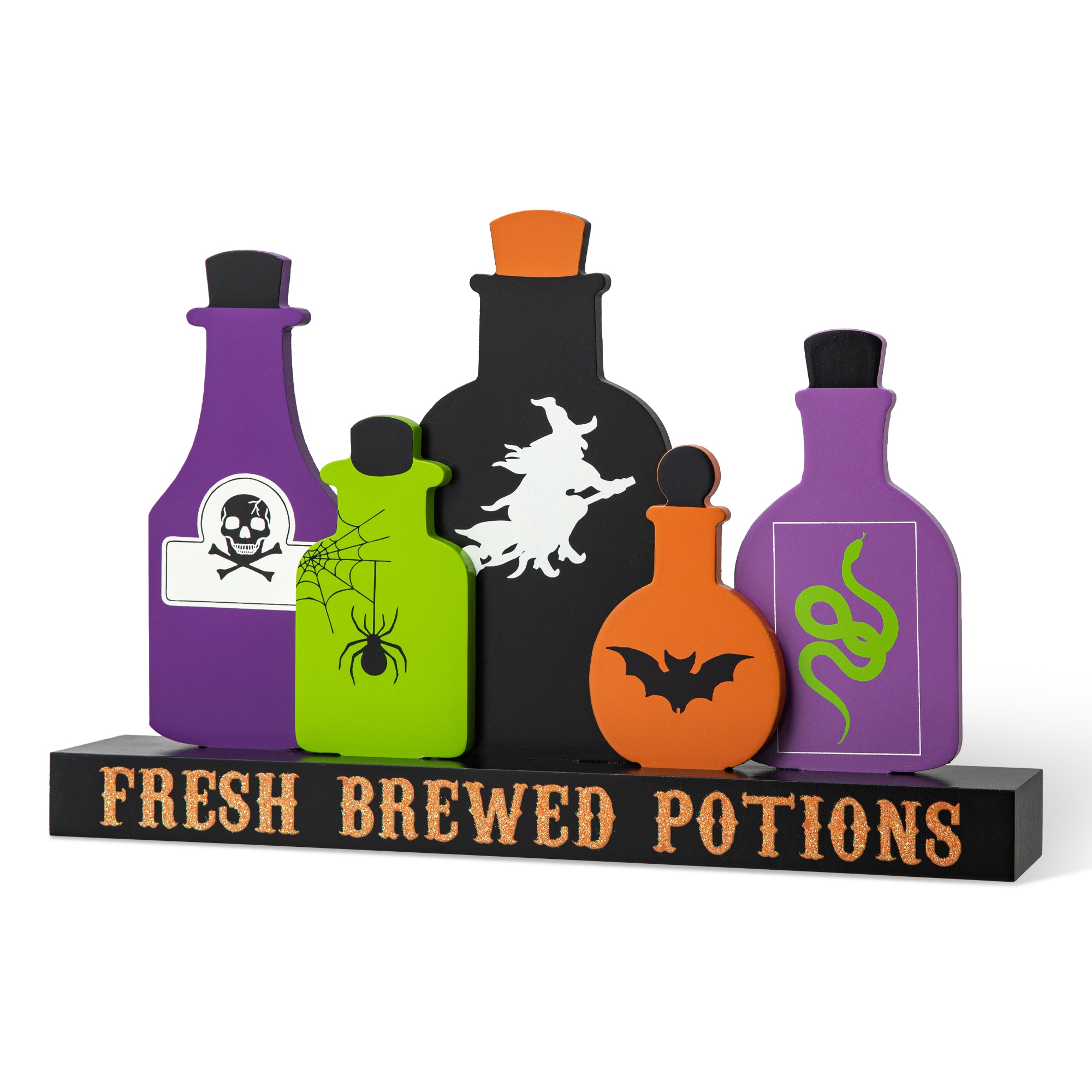 Glitzhome 2006200028 9-Inches Tabletop Happy halloween Sign