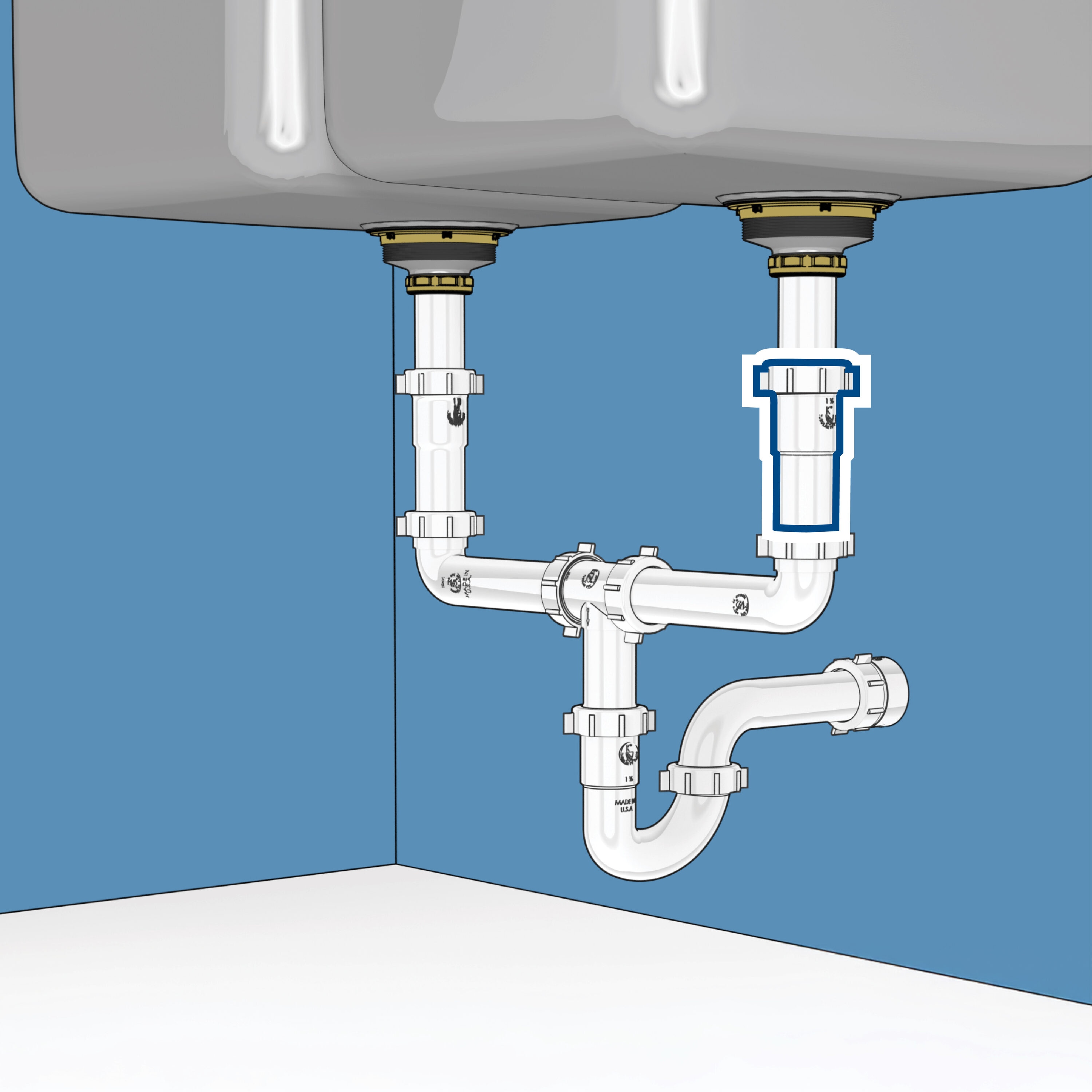 Dearborn 1000000592 Under-Sink-Tubular-Drainage - View #5