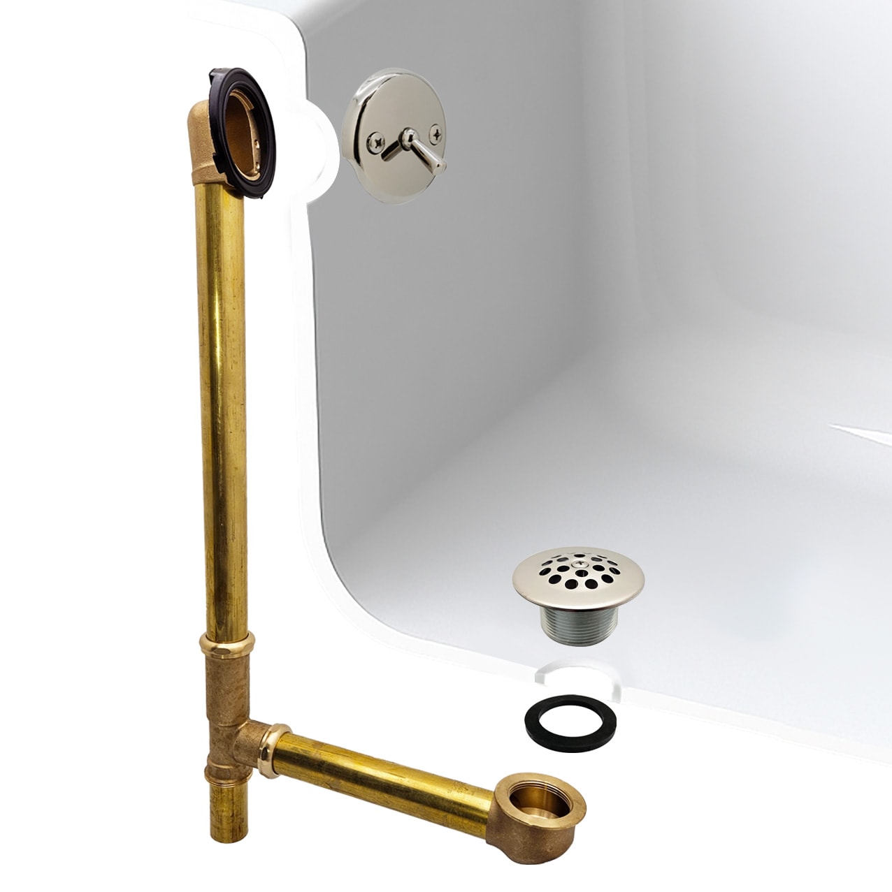 WESTBRASS D324-05 Tub-Drain-Accessories - View #5