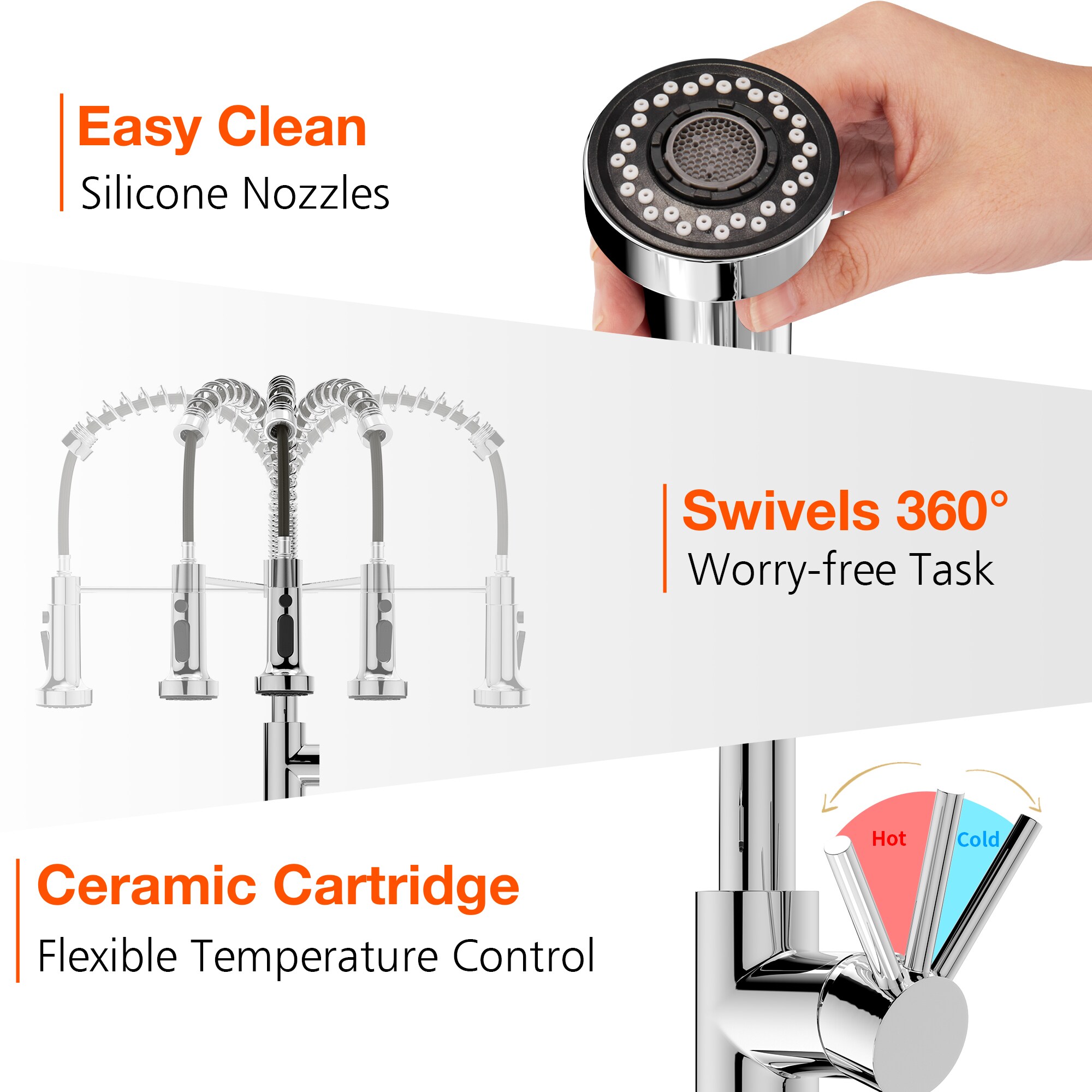 androme AA22004CH Kitchen-Faucets - View #5