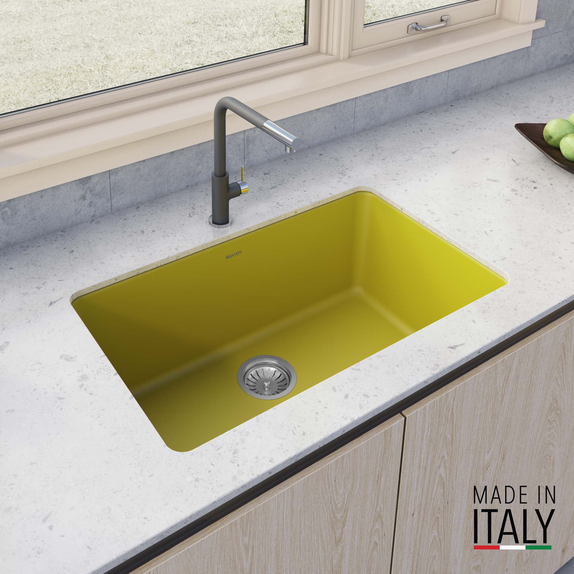 Ruvati RVL3030YL Kitchen-Sinks - View #3