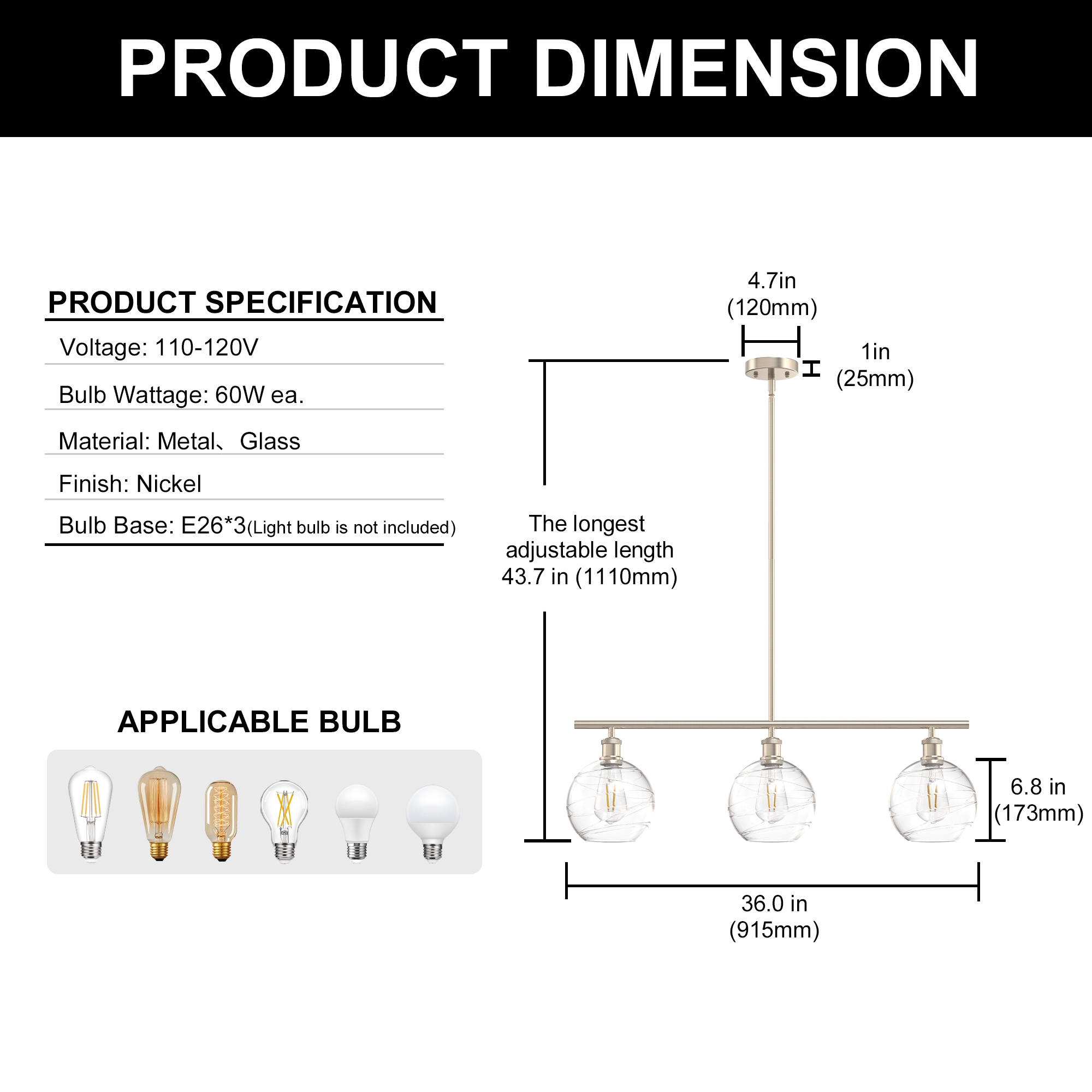 DORESshop LSC-IP20101CDNI2 Pendant-Lights - View #5
