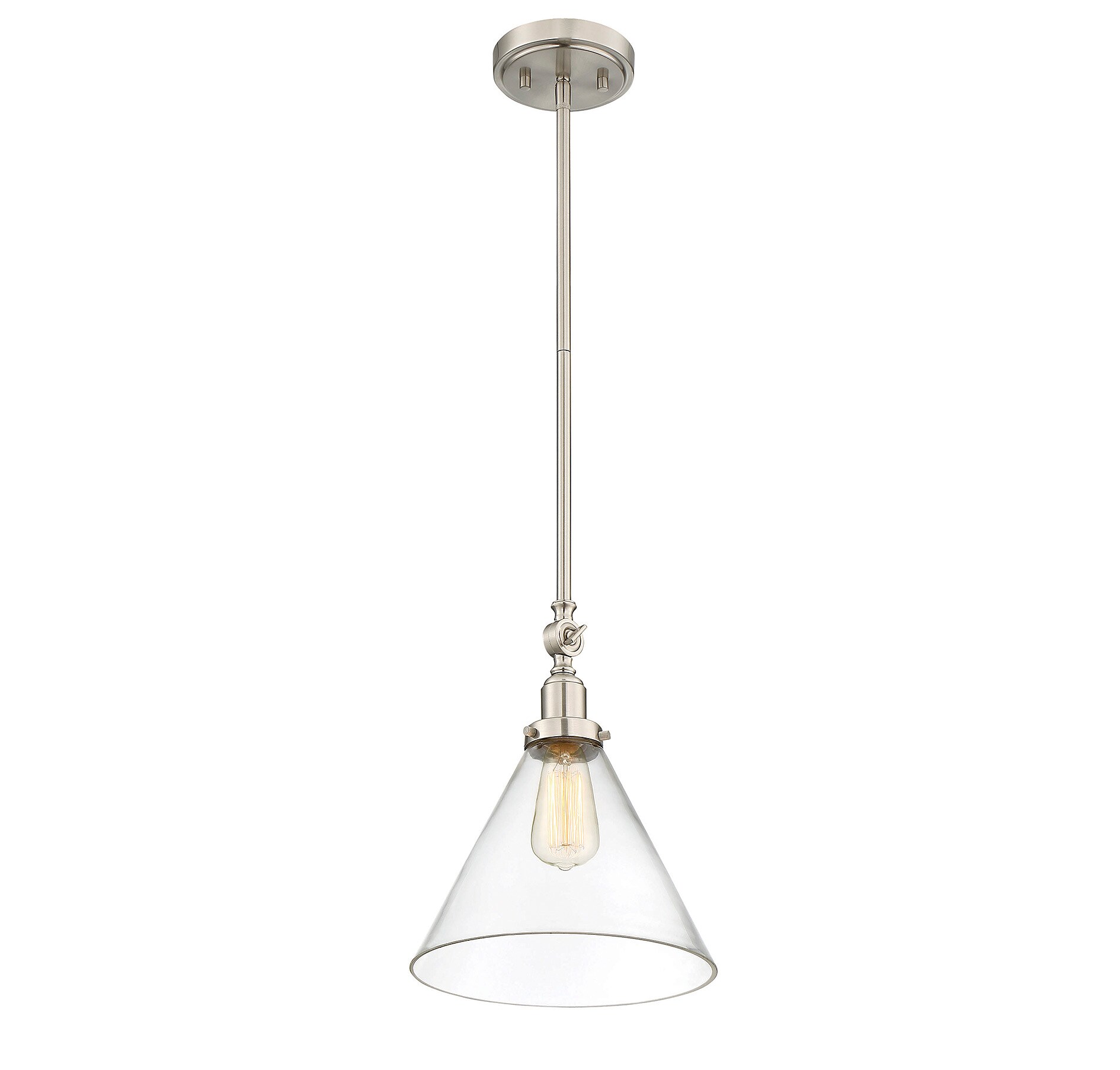 Savoy House Essentials 7-9132-1-SN Pendant-Lights - View #2