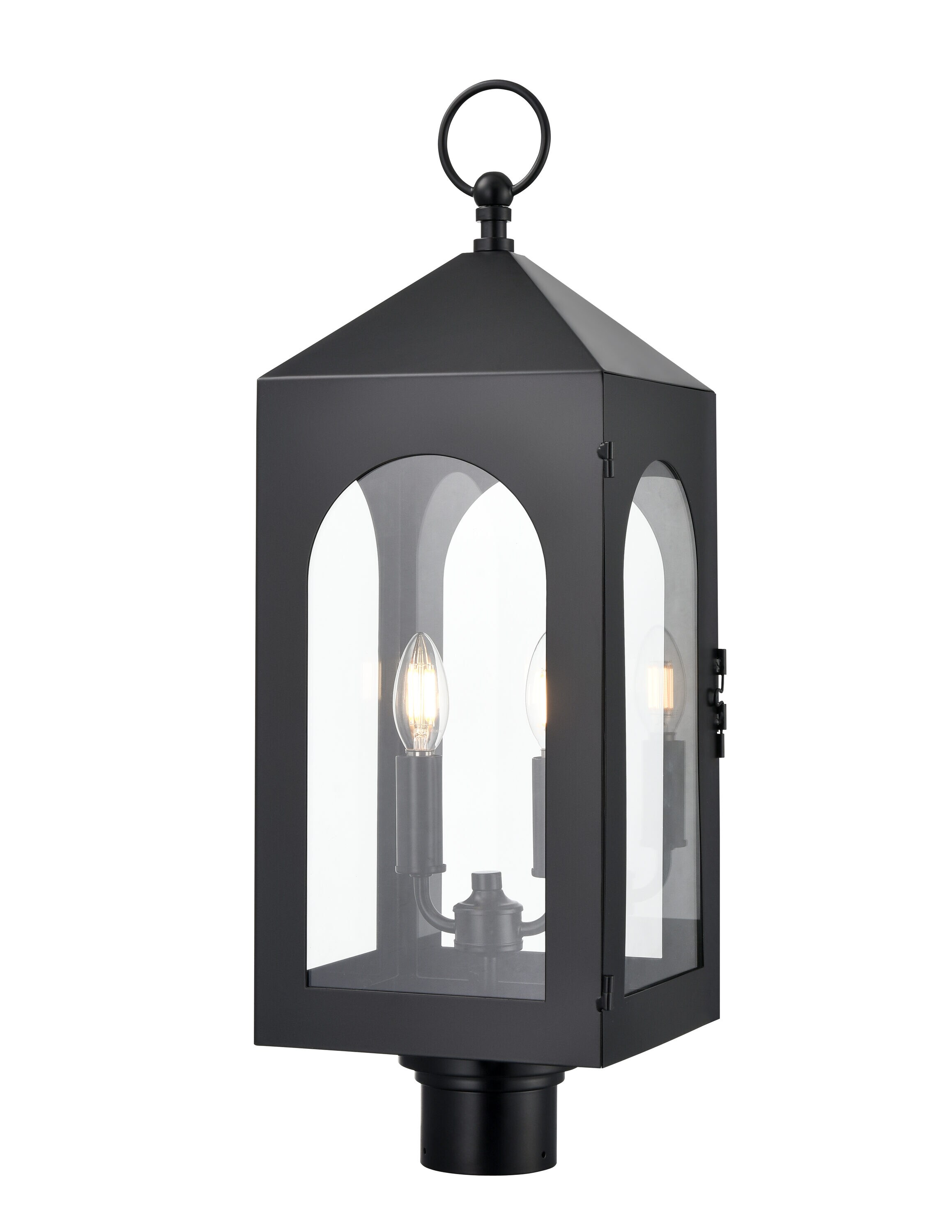 Millennium Lighting 7822-PBK Post-Lights - View #2