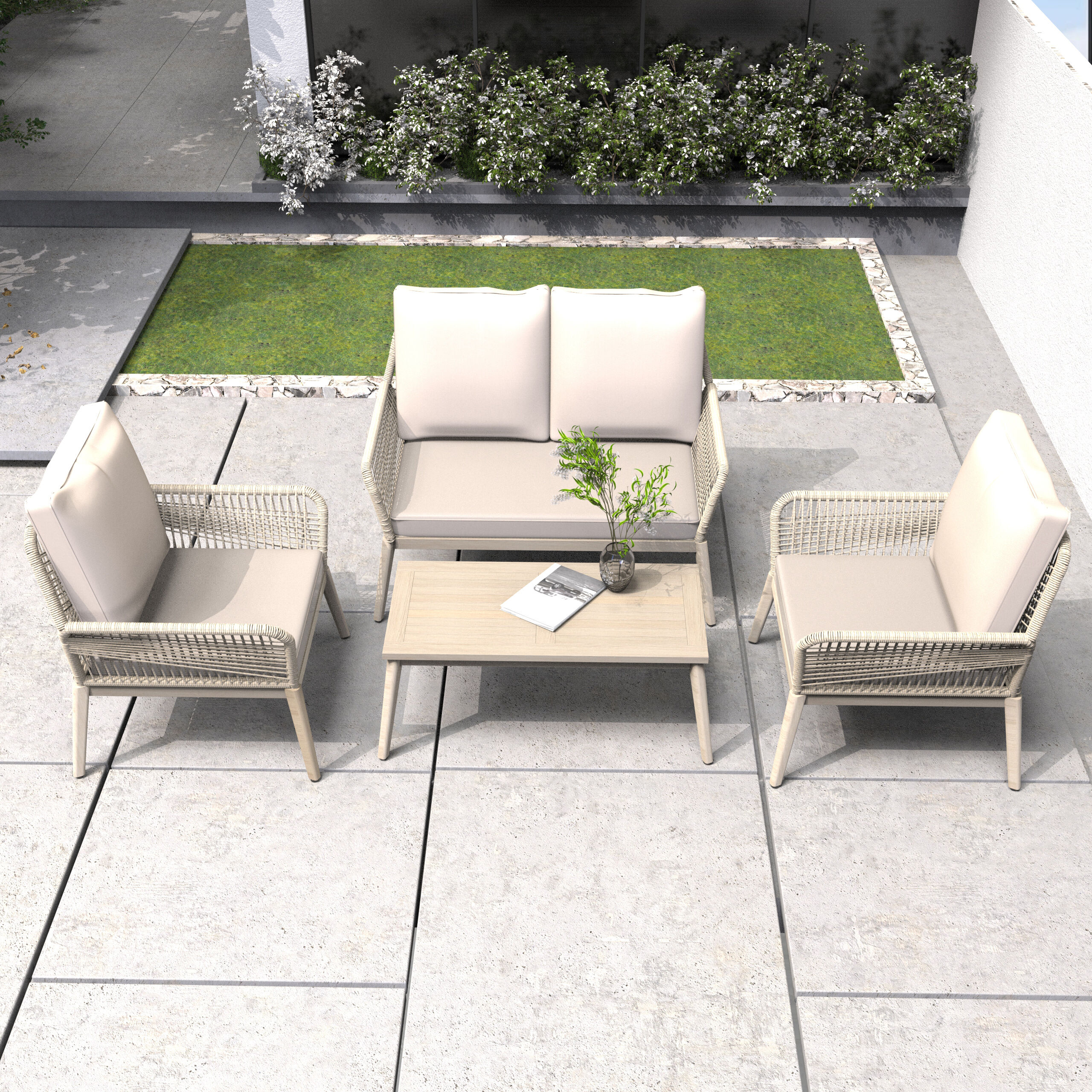 Direct Wicker DWS-2522SC&2SS&TA Patio-Conversation-Sets - View #2