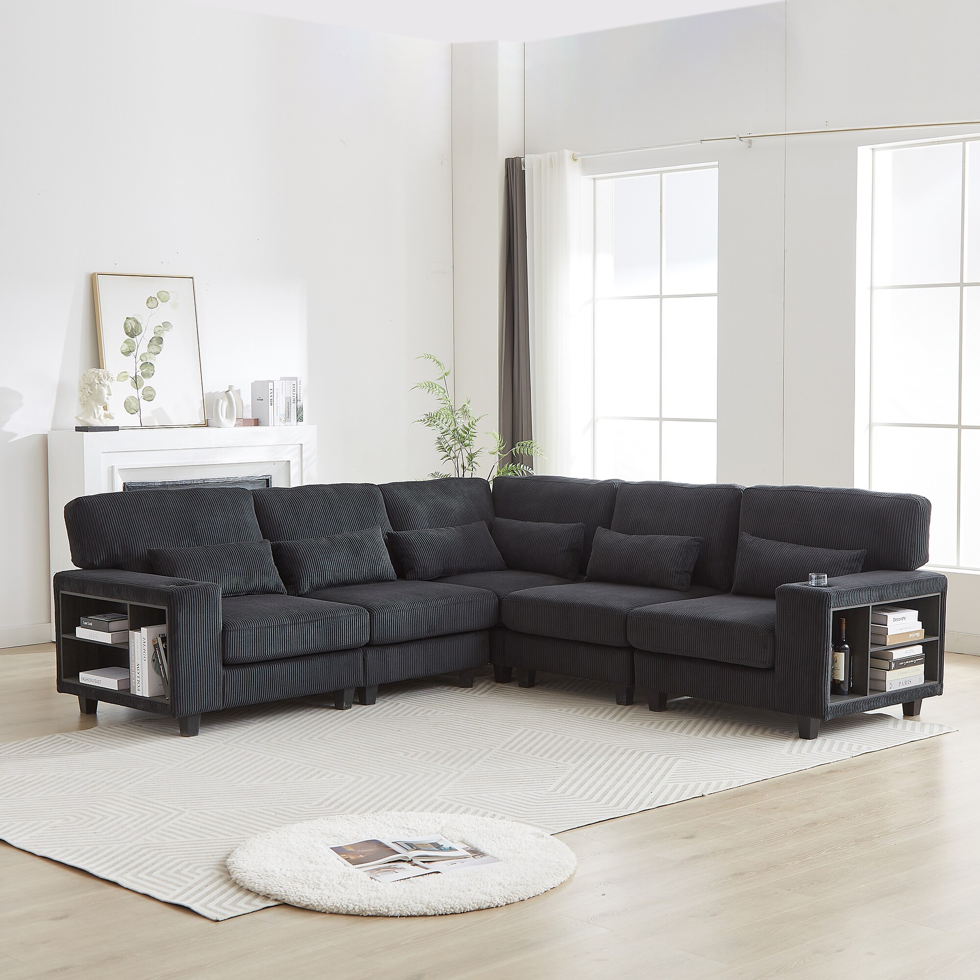 SINOFURN SYA020312BK Sofas-Loveseats - View #13