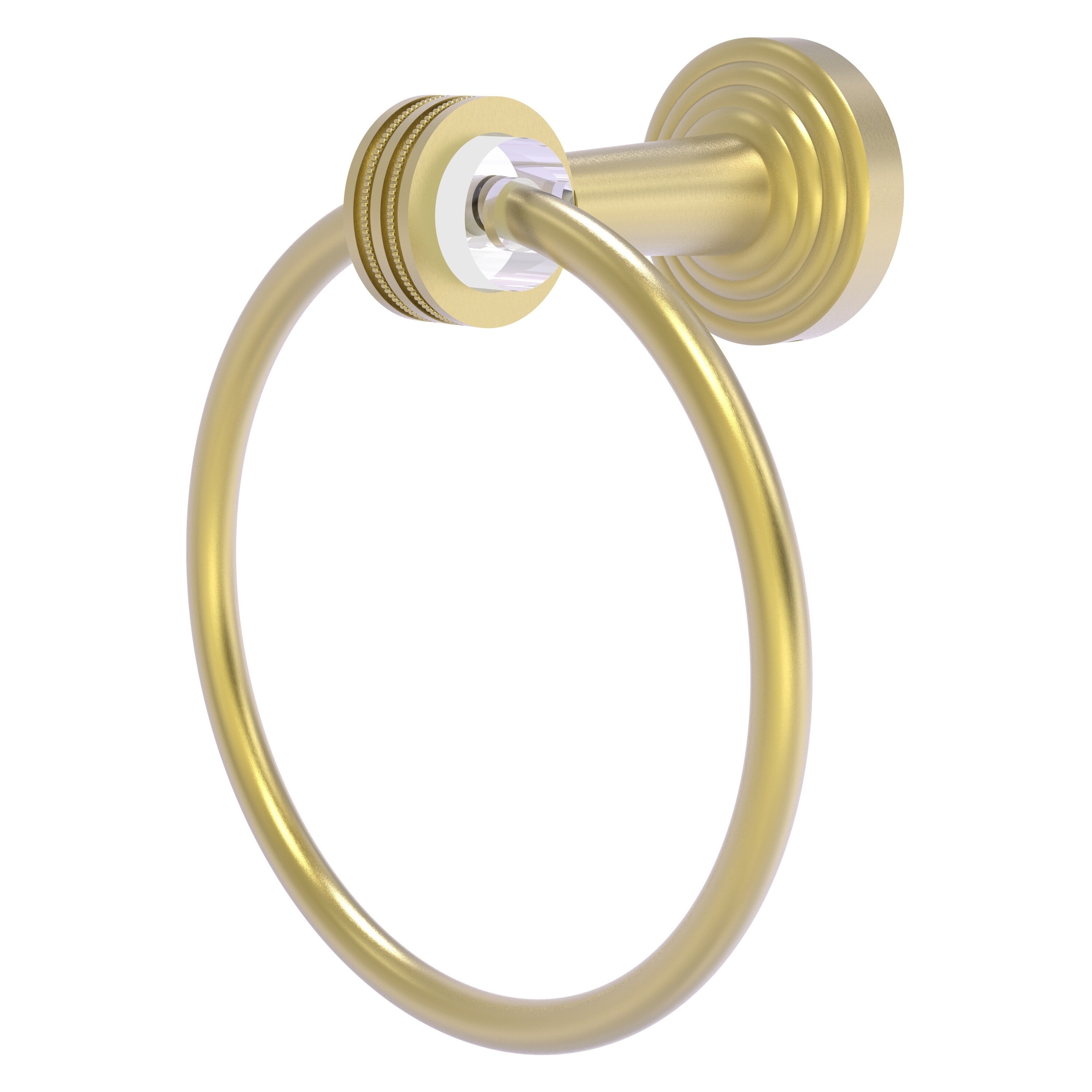 Allied Brass PB-16D-SBR Pacific Beach Satin Brass Wall mount Single Towel Ring