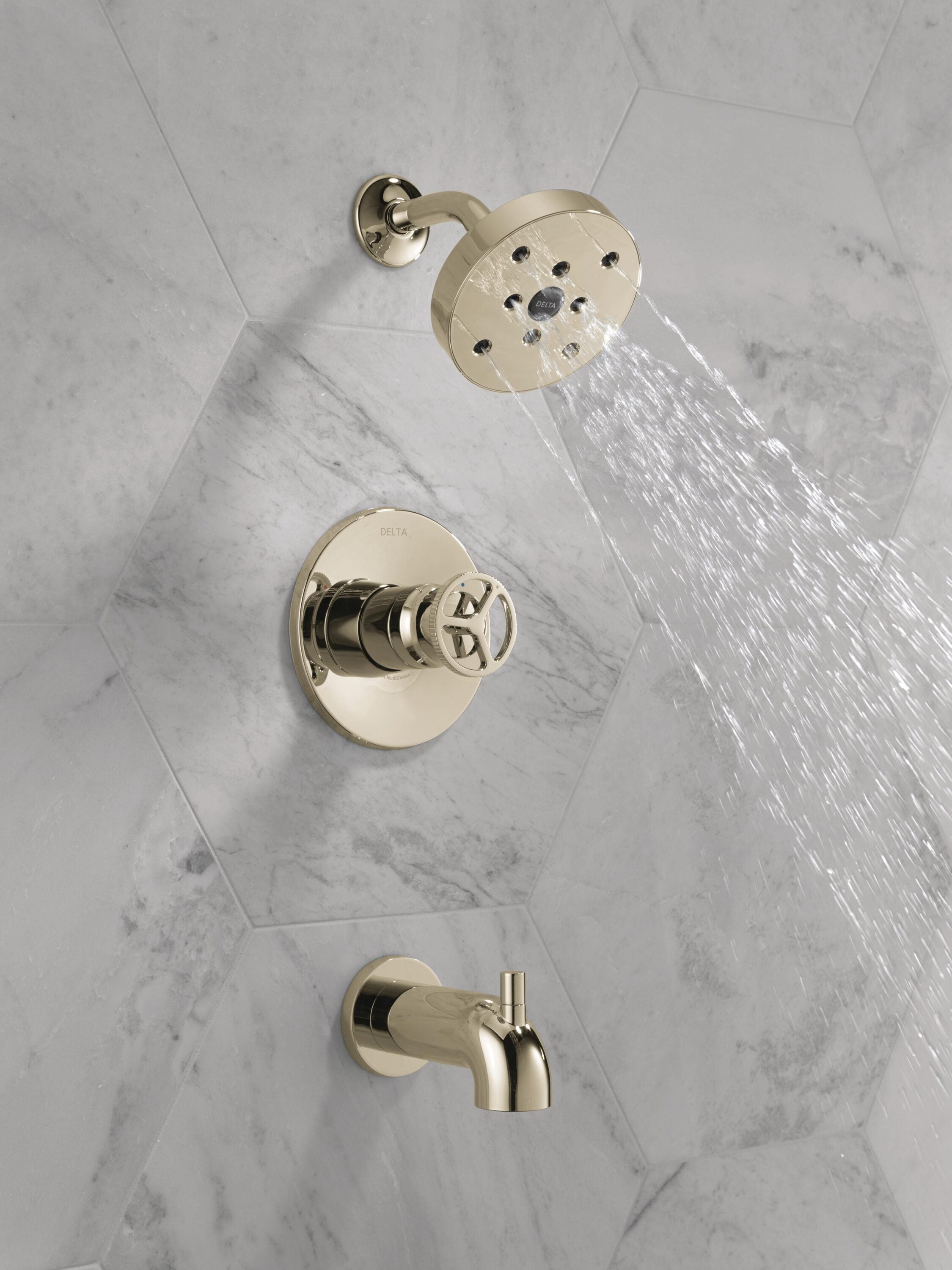 Delta T14458-PN Tub-Shower-Faucets - View #2