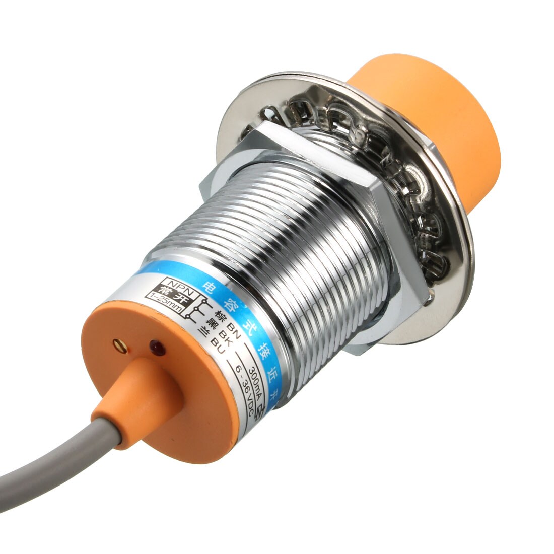 Unique Bargains 25mm Capacitance Proximity Sensor Switch Detector NPN ...