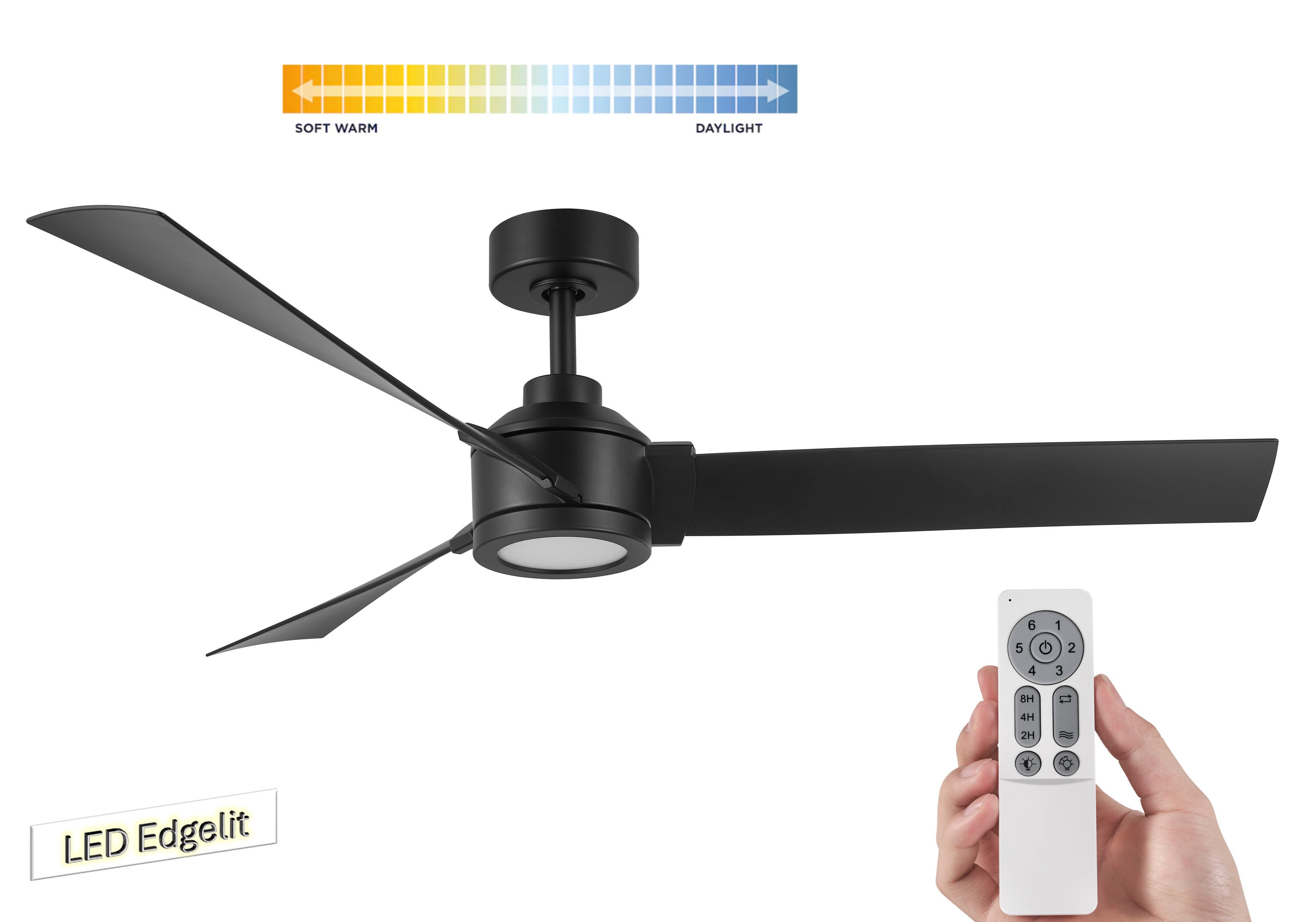Harbor Breeze AR45-56MBK Ceiling-Fans - View #2