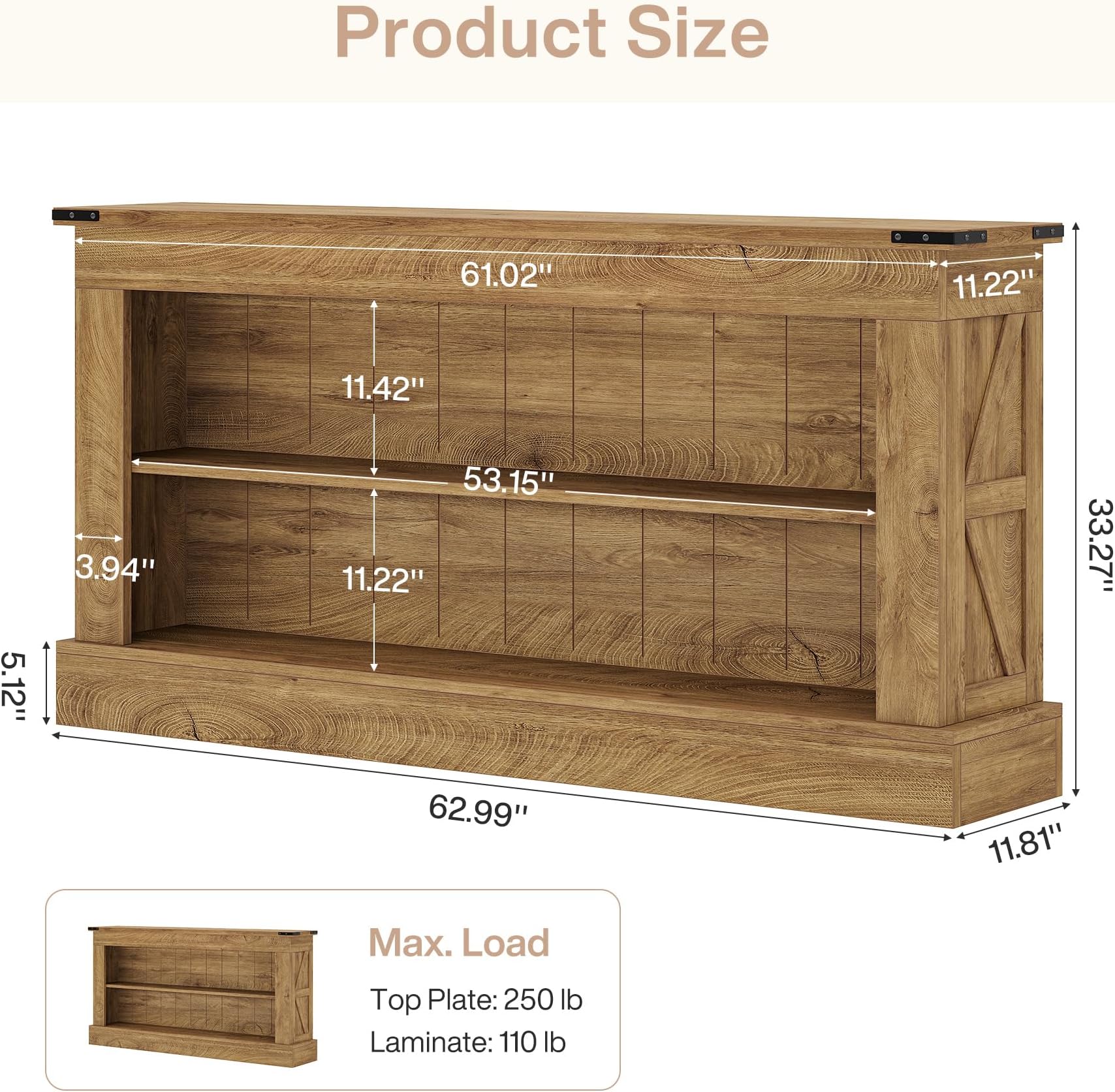 Blisstyle CT137 Console-Sofa-Tables - View #2