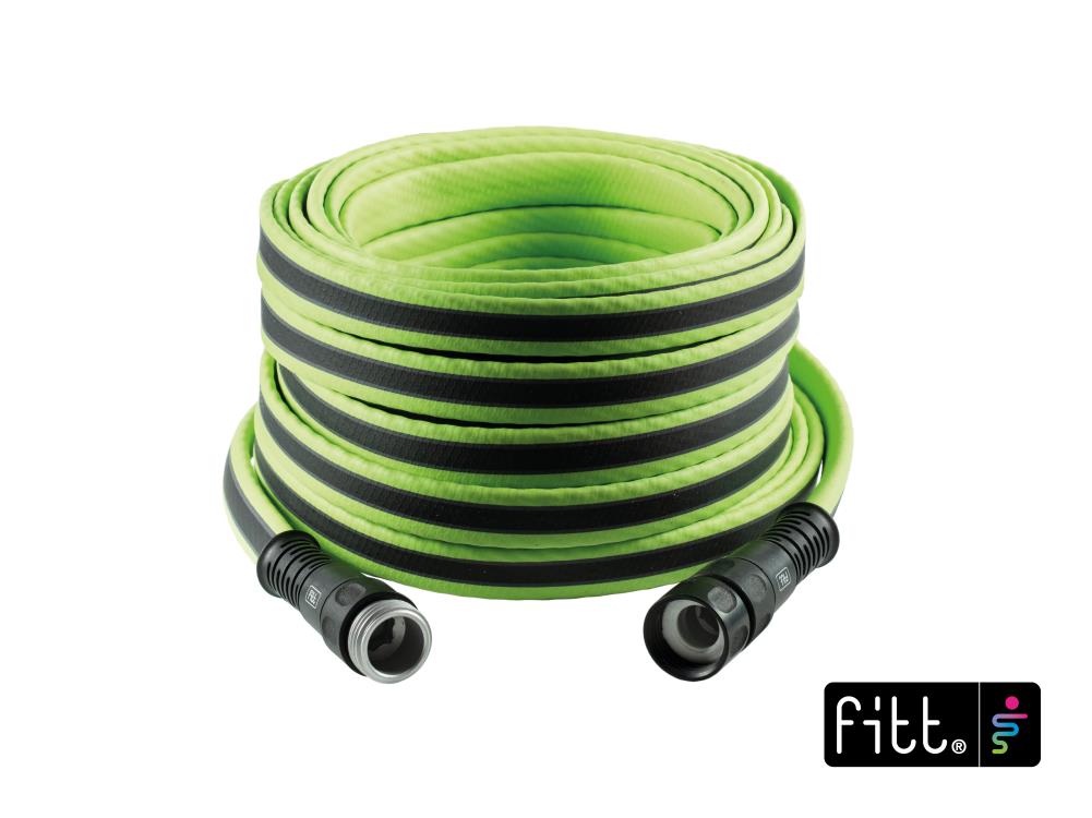 Fitt Fitt Force Lite 1 2 In X 25 Ft Light Duty Kink Free Thermoplastic Elastomer Green Hose In The Garden Hoses Department At Lowes Com