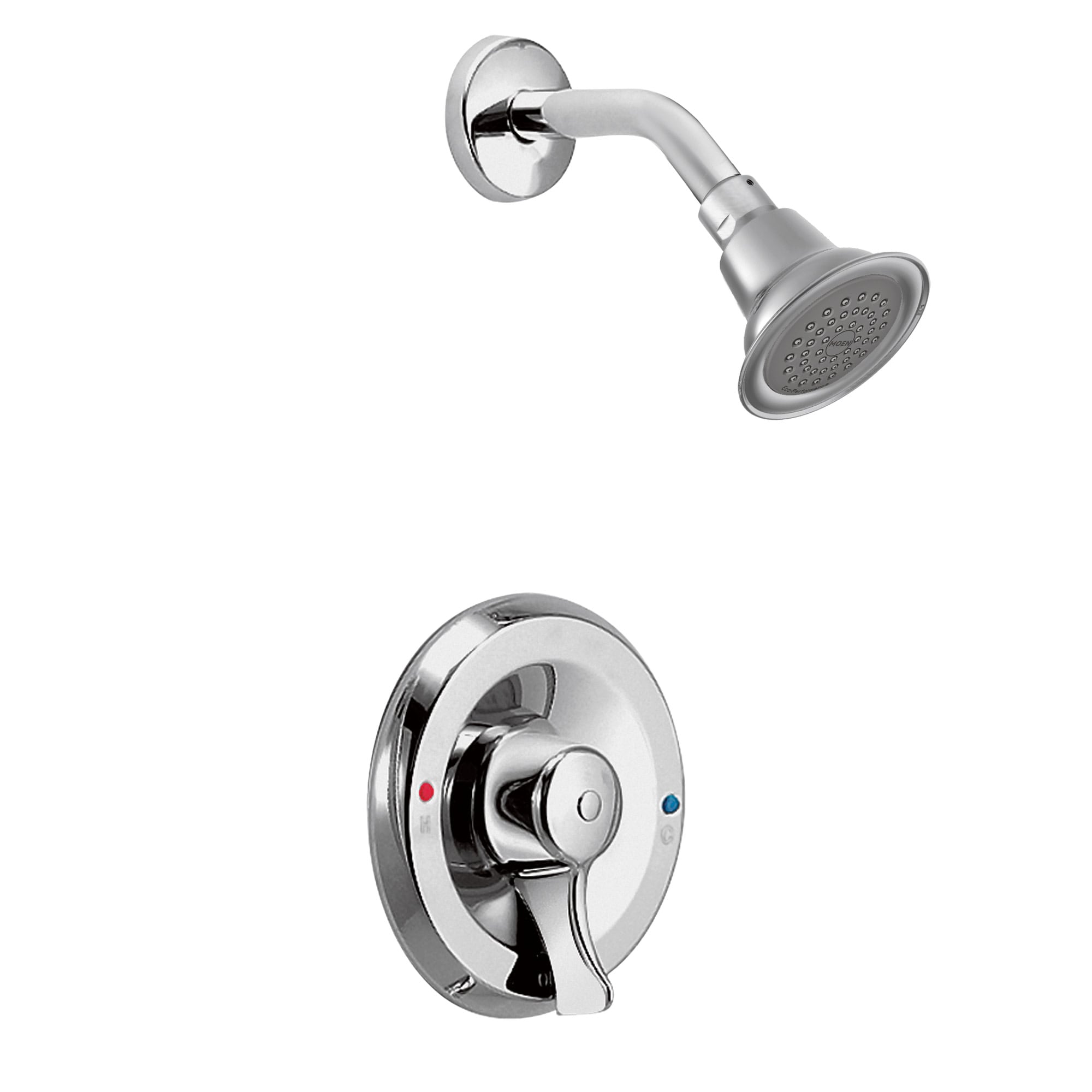 Moen 8375EP15 Commercial Chrome 1-handle Single function 3-Inches Round Shower Faucet with Valve