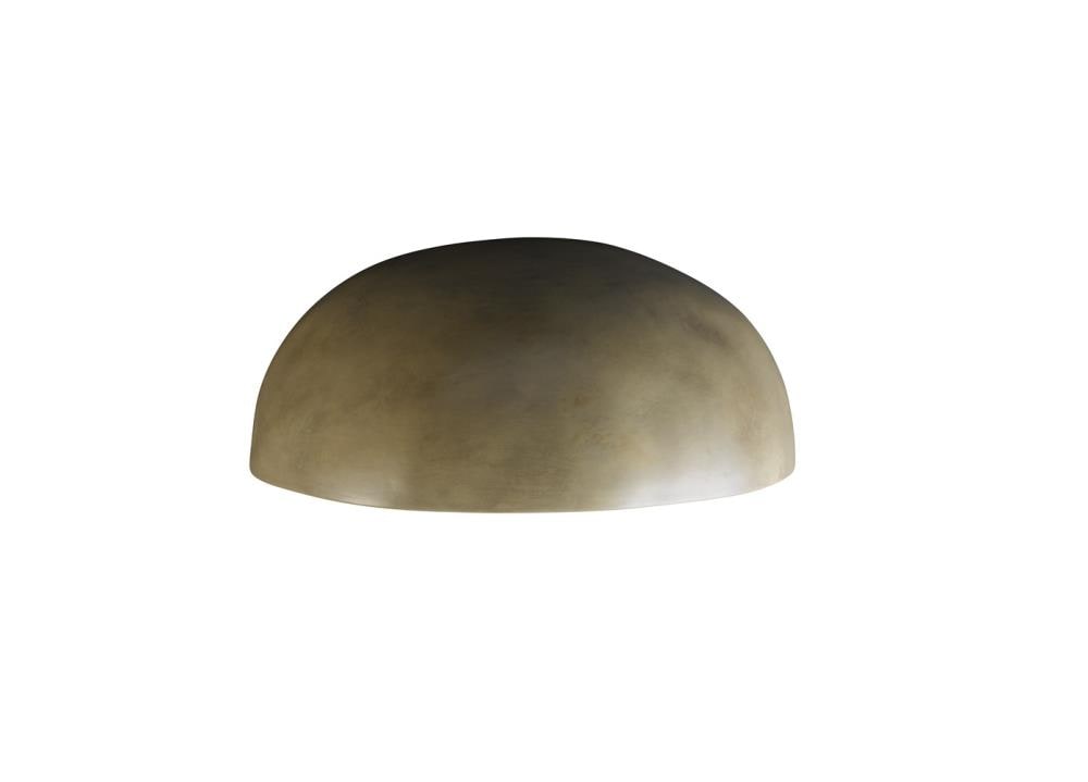 Justice Design Group CER-2190W-NAVS Ambiance 1 -Light 5-in H Brown Hardwired Outdoor Wall Light