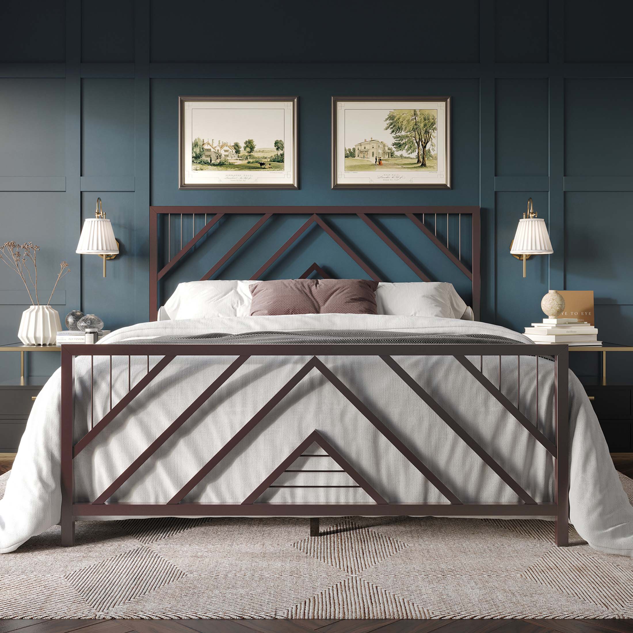 CasePiece CMB018KPL-BN-MT beds - View #2