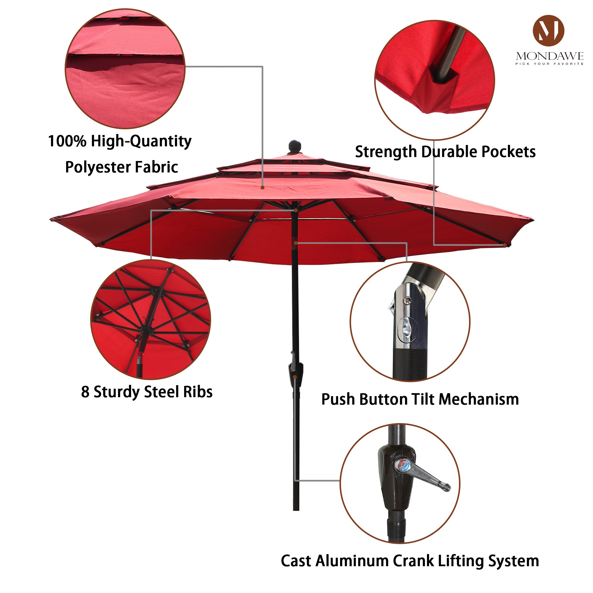 Mondawe WF-WS955 Umbrellas-2 - View #5