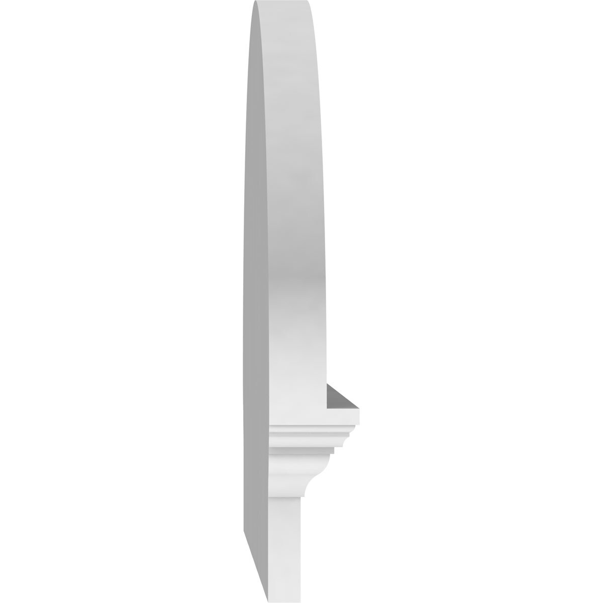 Ekena Millwork PEDPC050X195ELL03 Exterior-Window-Trim - View #4