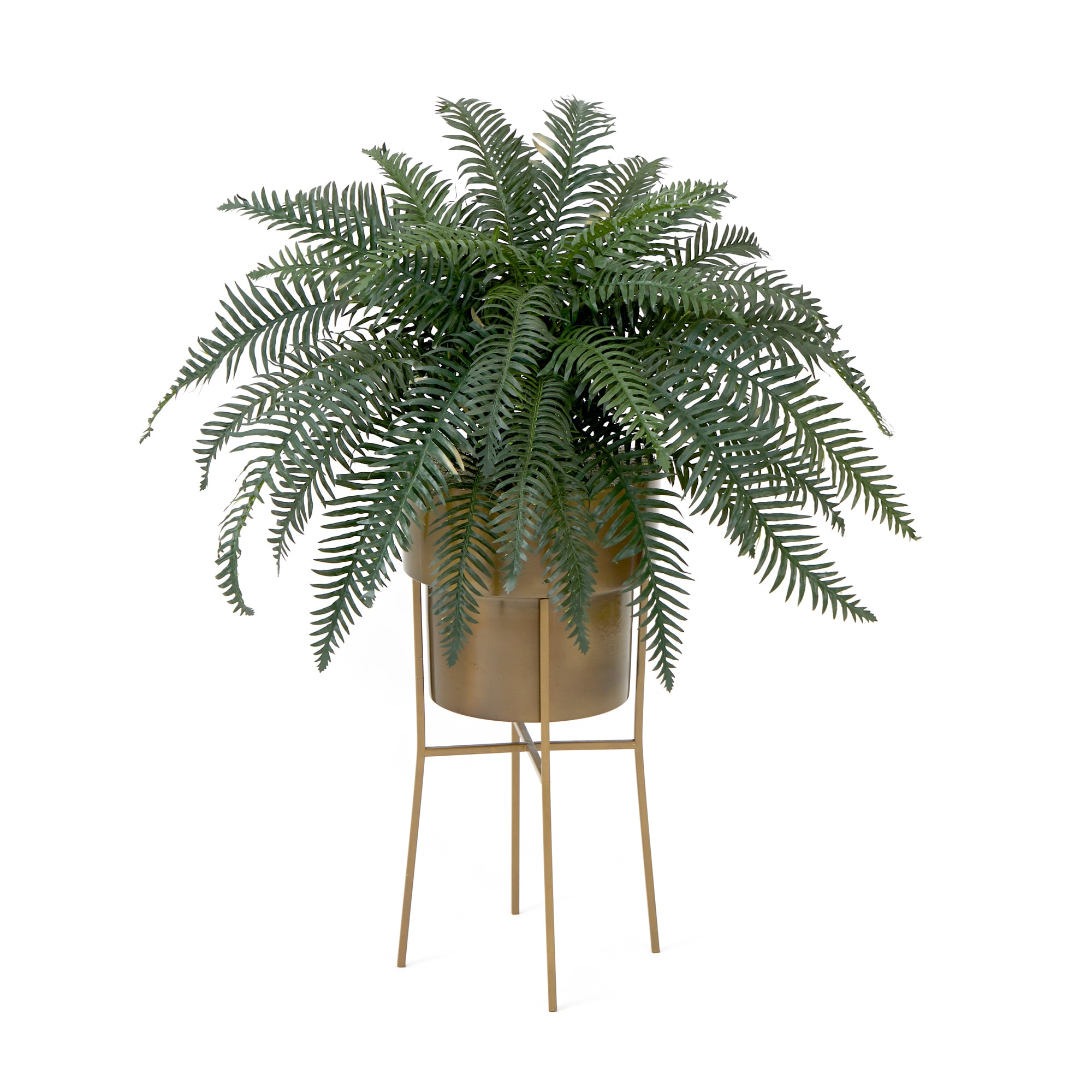 Nearly Natural T4484 34-Inches Green Indoor Floor Fern Artificial plant