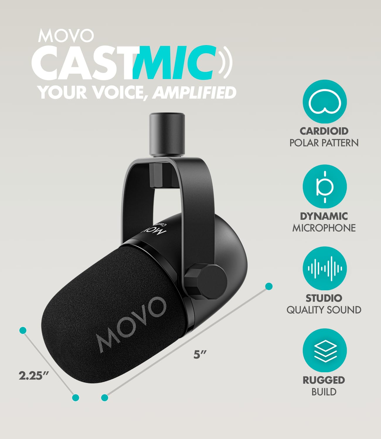 Movo CASTMIC Smartphone-Camera-Accessories - View #2