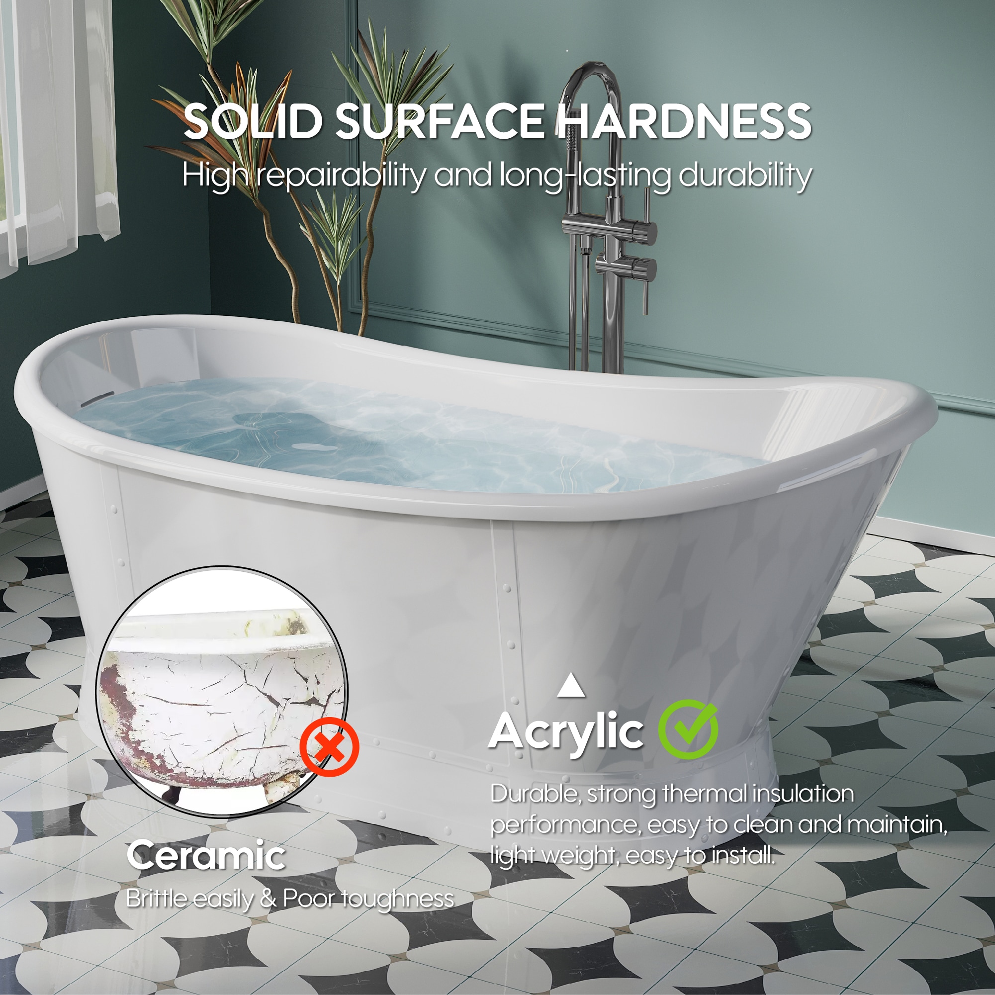 WELLFOR CB-P154136 bathtubs - View #12