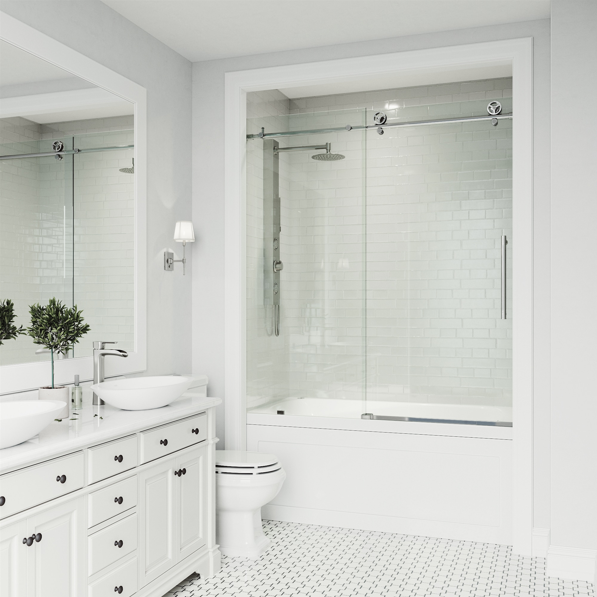 VIGO VG6044CHCL6066 Bathtub-Doors - View #6