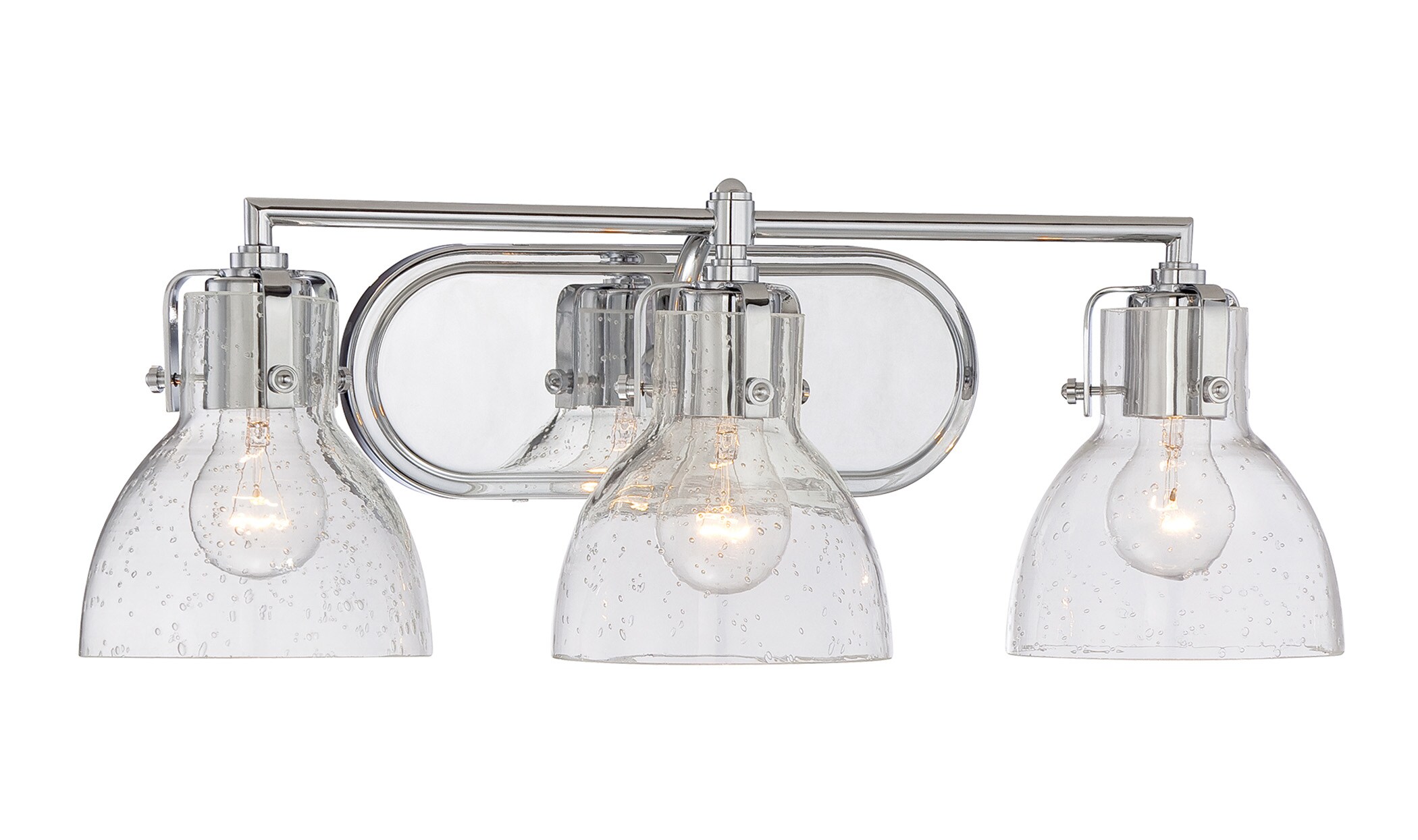 Minka Lavery 5723-77 Plano 23-in 3 -Light Chrome Transitional Vanity light bar