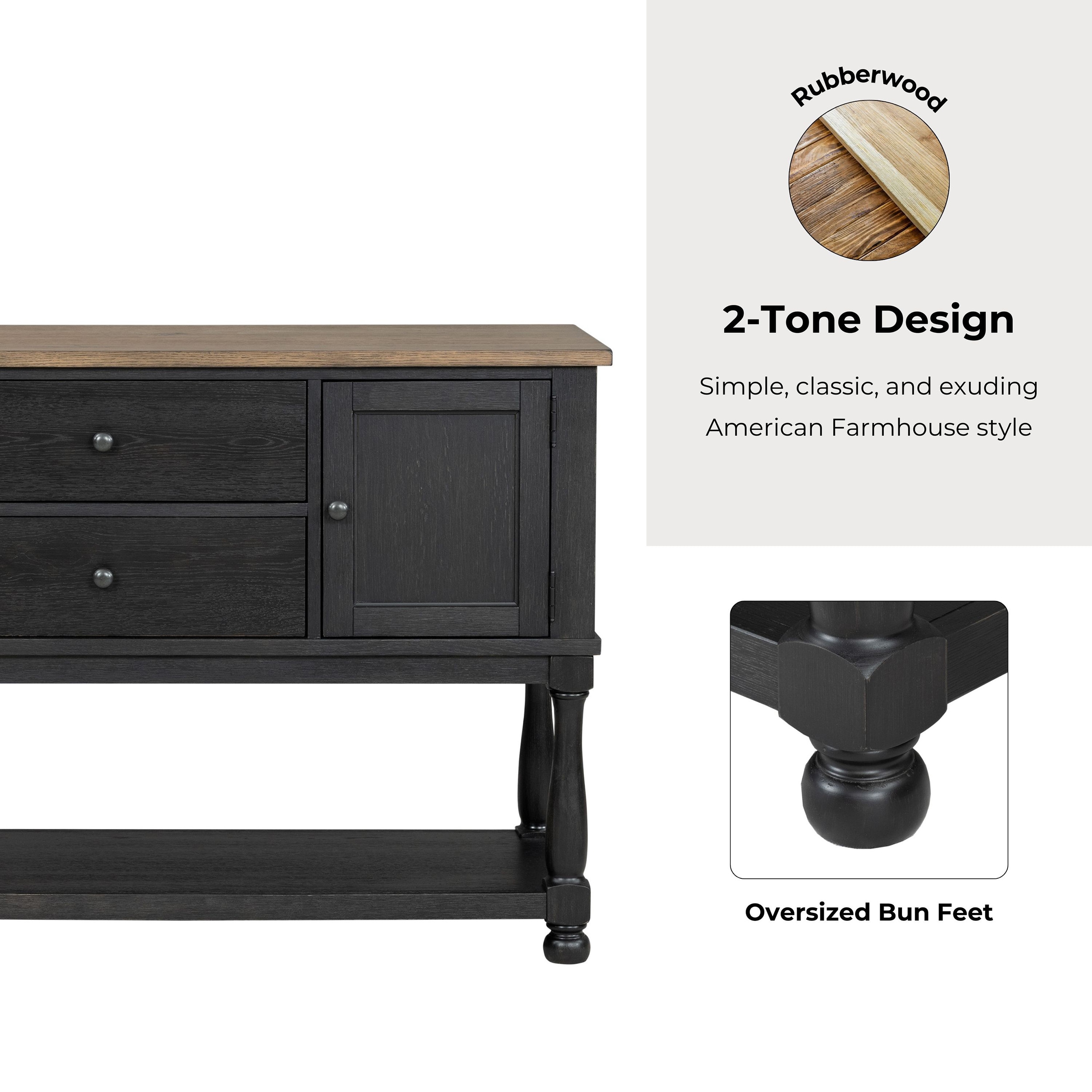 Furniture of America IDF-39009BK-SV Dining-Kitchen-Storarge - View #12