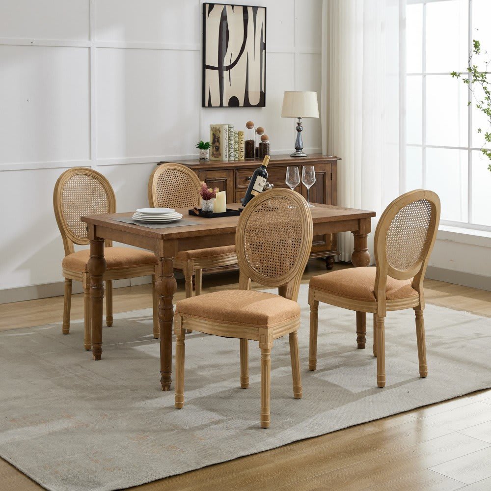 Coolbibila HUNTER-DINING-TAN Dining-Chairs - View #4