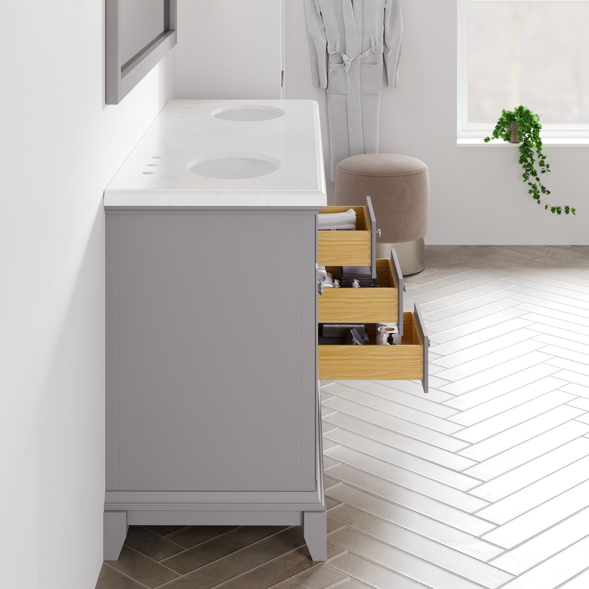 Eviva EVVN709-60GR Bath-Vanity-Combo - View #8