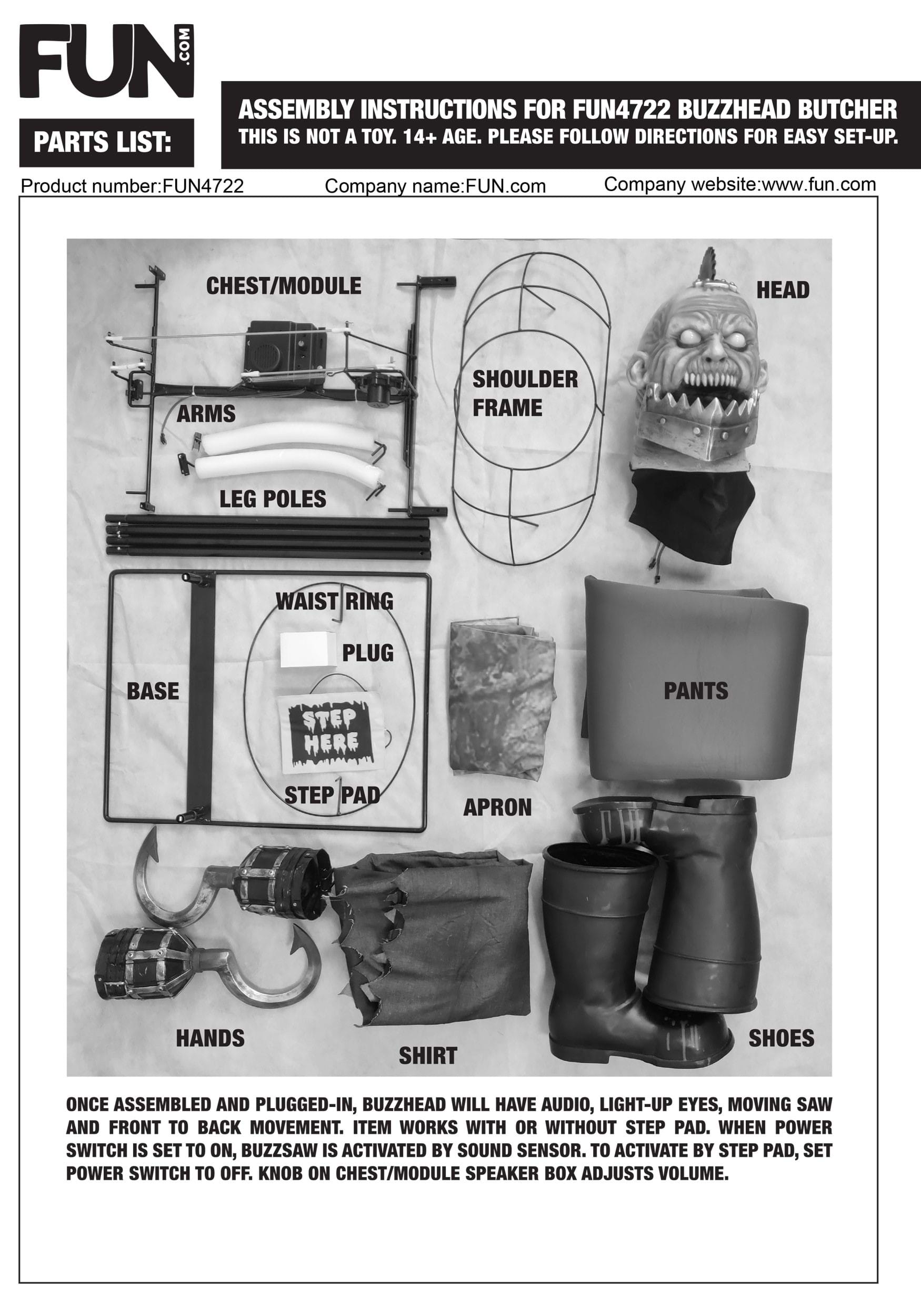 HalloweenCostumes.com FUN4722-ST Outdoor-Halloween-Decor - View #6