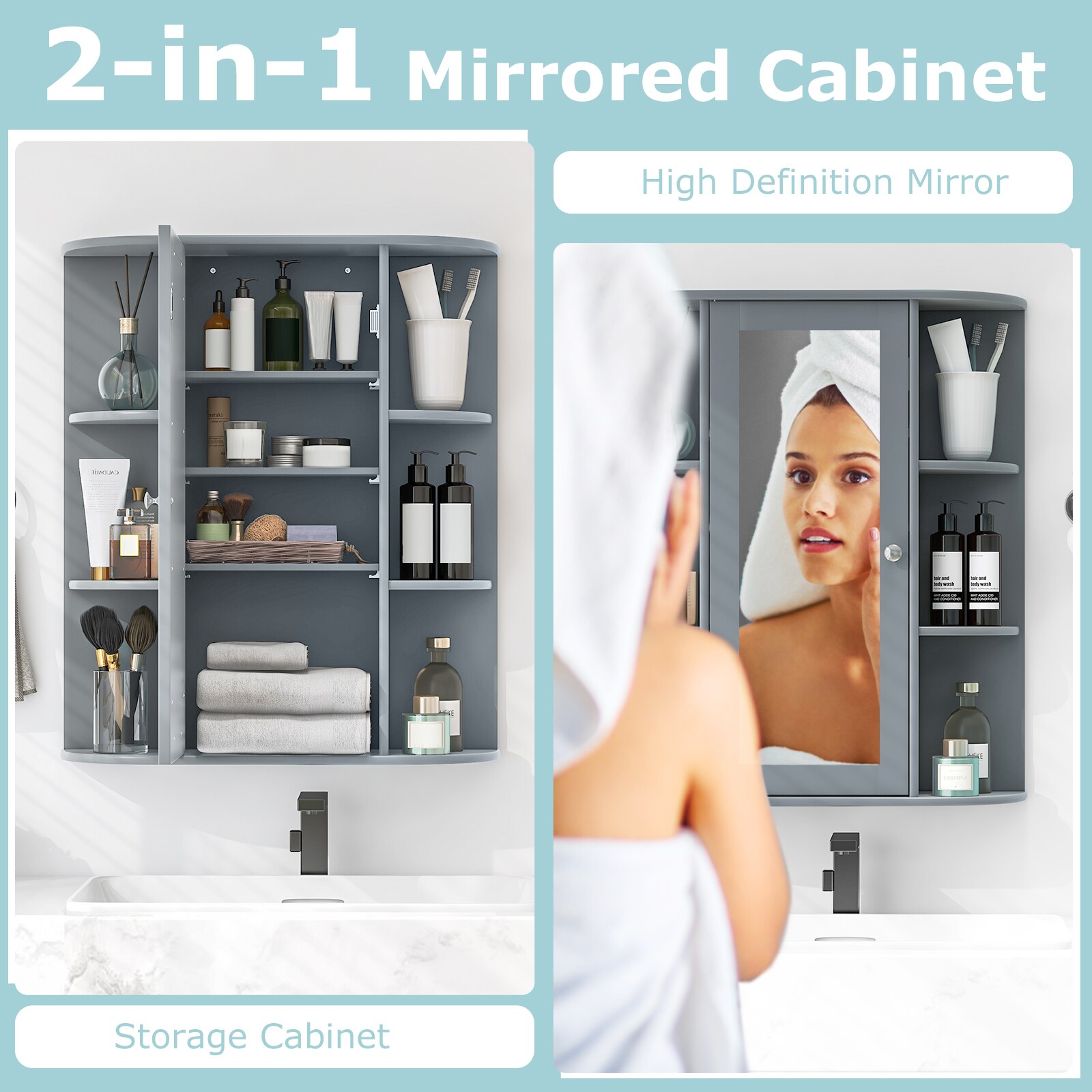 Slickblue D-CO-RG81785WH Linen-Cabinets - View #8