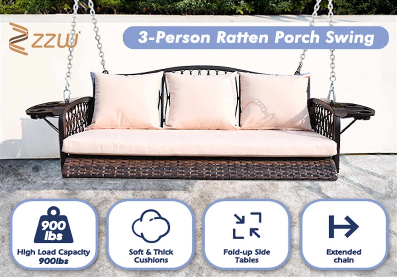 CESICIA GIGA-LS-F27 Replace-Porch-Swing-Glider-Tops - View #13