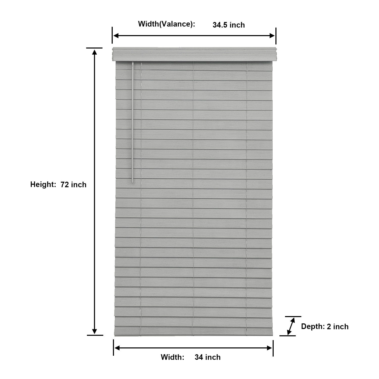 allen + roth DFHSB3672-34 blinds - View #7
