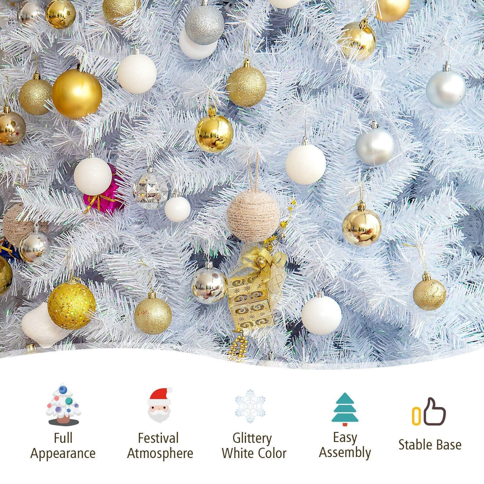 WELLFOR CM-HPY-23605 Artificial-Christmas-Trees - View #5