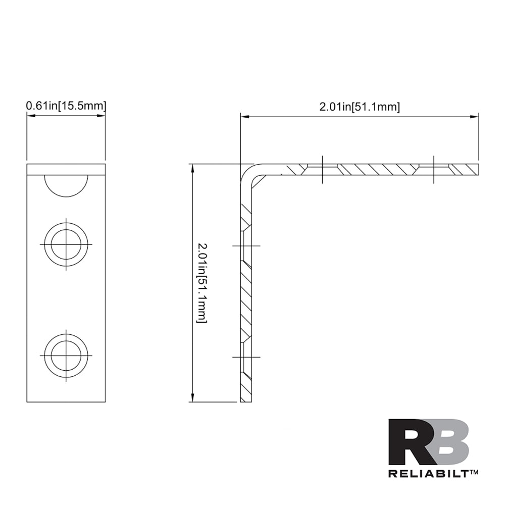 RELIABILT 605735 Mending-Plates-Brackets-Braces - View #6