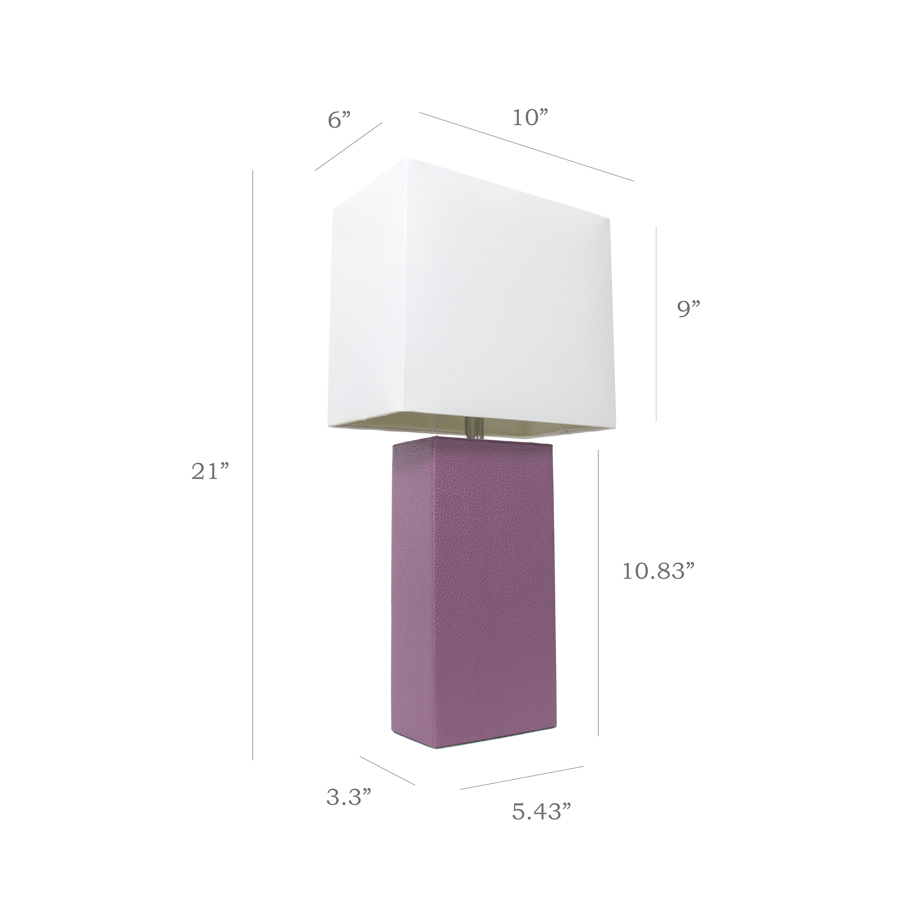 Elegant Designs LC2000-PRP-2PK Lamp-Sets - View #3
