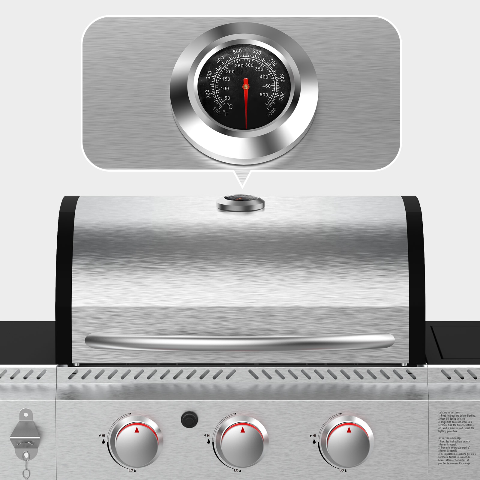 COWSAR LSG01GG41B Gas-Grill - View #13