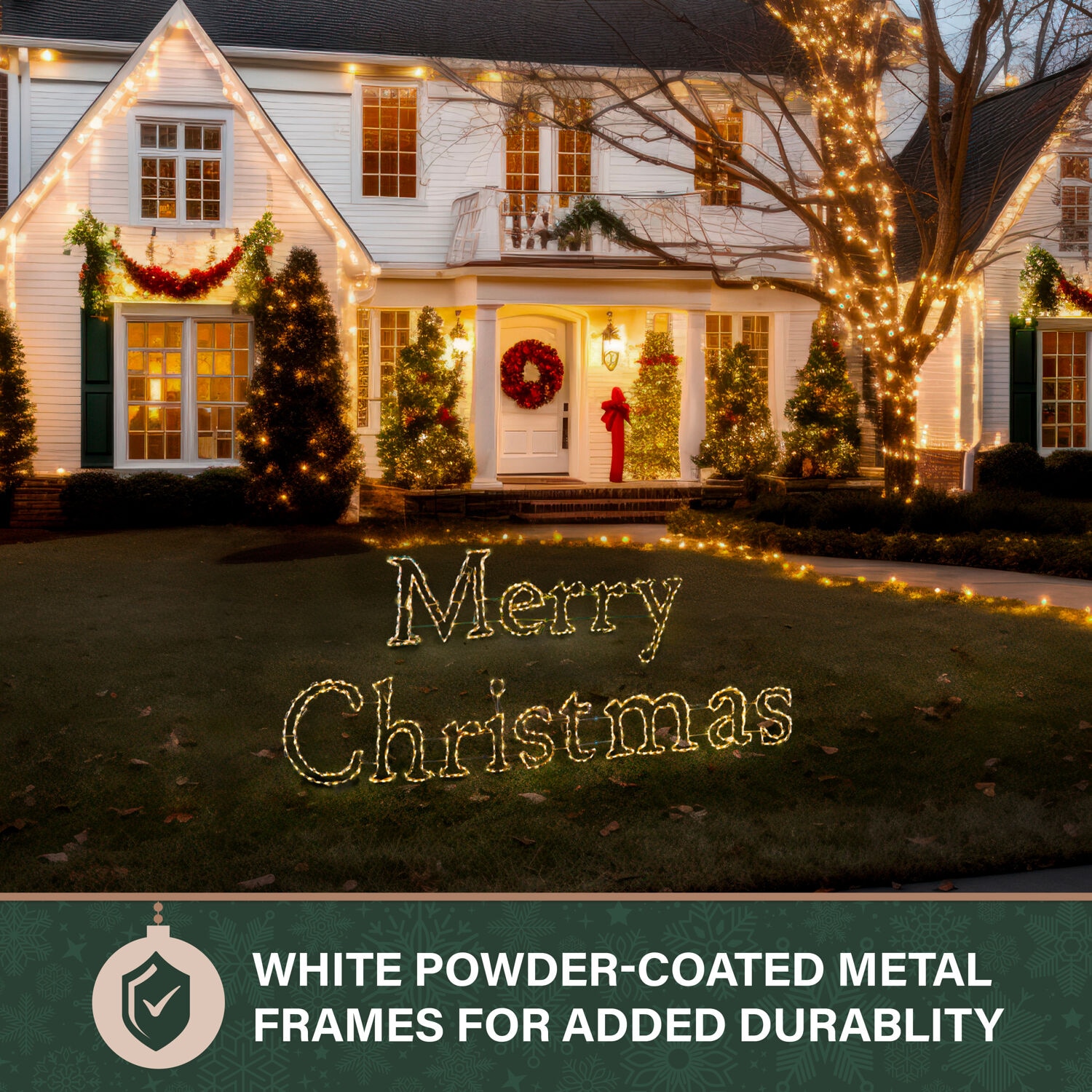 Fraser Hill Farm FFCHLED240-MC0-WT Outdoor-Christmas-Decor - View #6