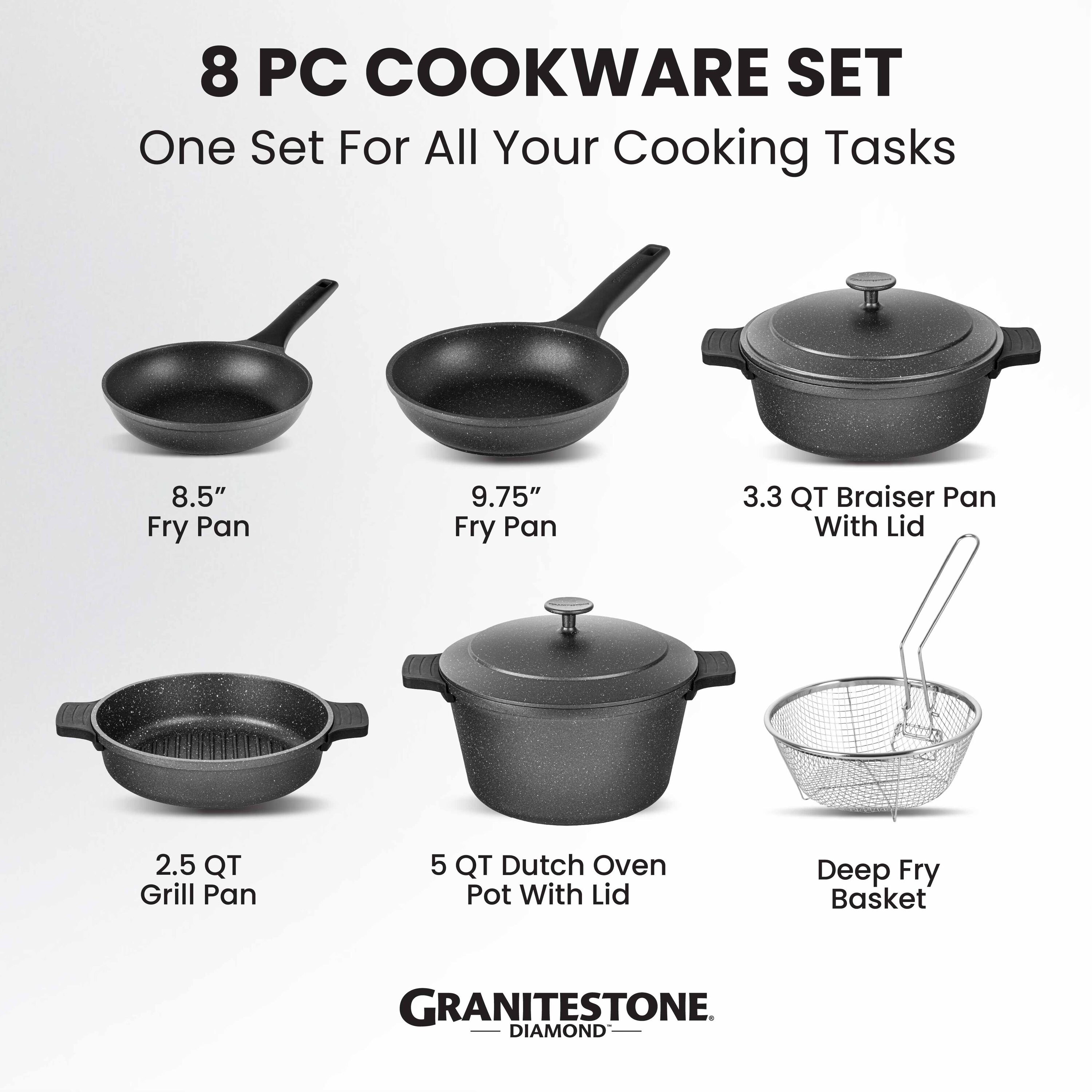 GraniteStone Diamond 9034 Cooking-Pans-Skillets - View #3