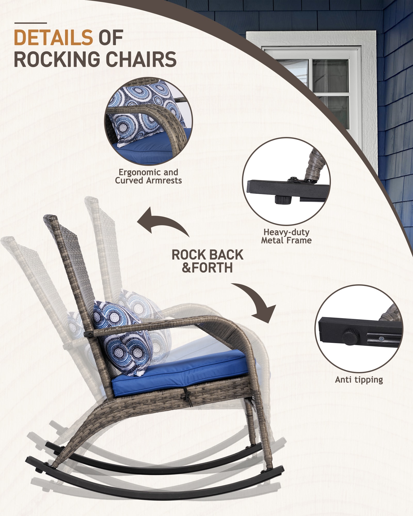 LTMATE LS02-0303GYBL Patio-Chairs - View #3