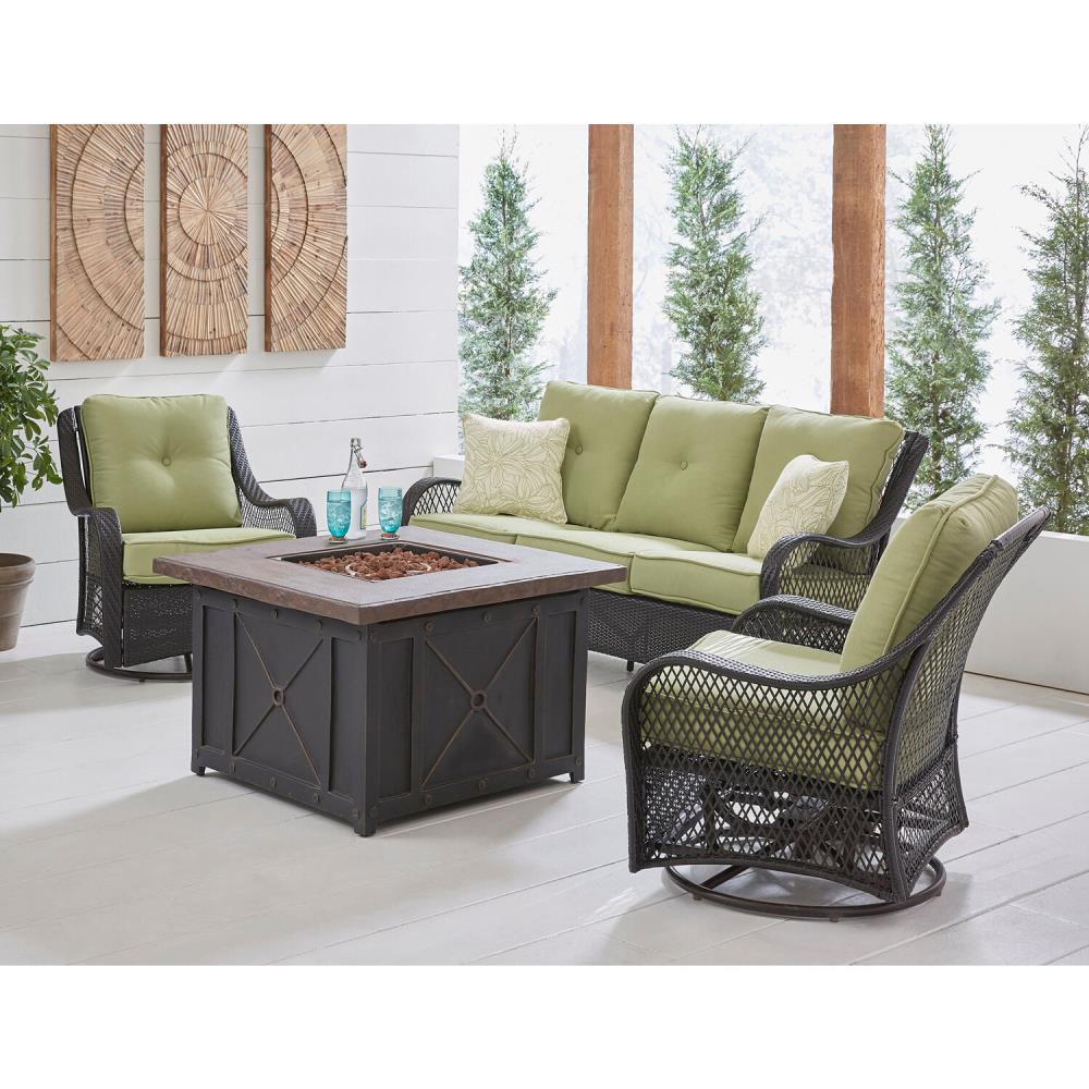 Hanover ORL4PCDFPSW2-GRN Patio-Conversation-Sets - View #11