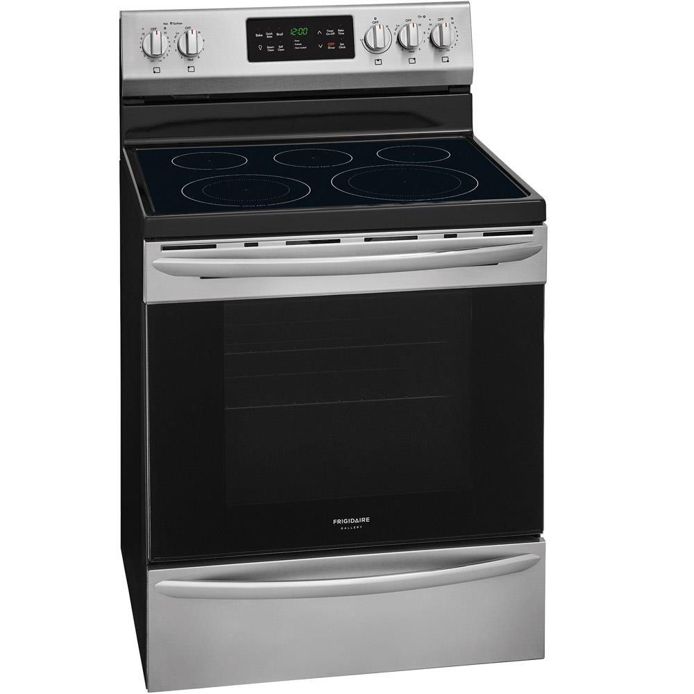 Frigidaire Gallery 30 in Glass Top 5 Elements 5.4 cu ft Self Cleaning