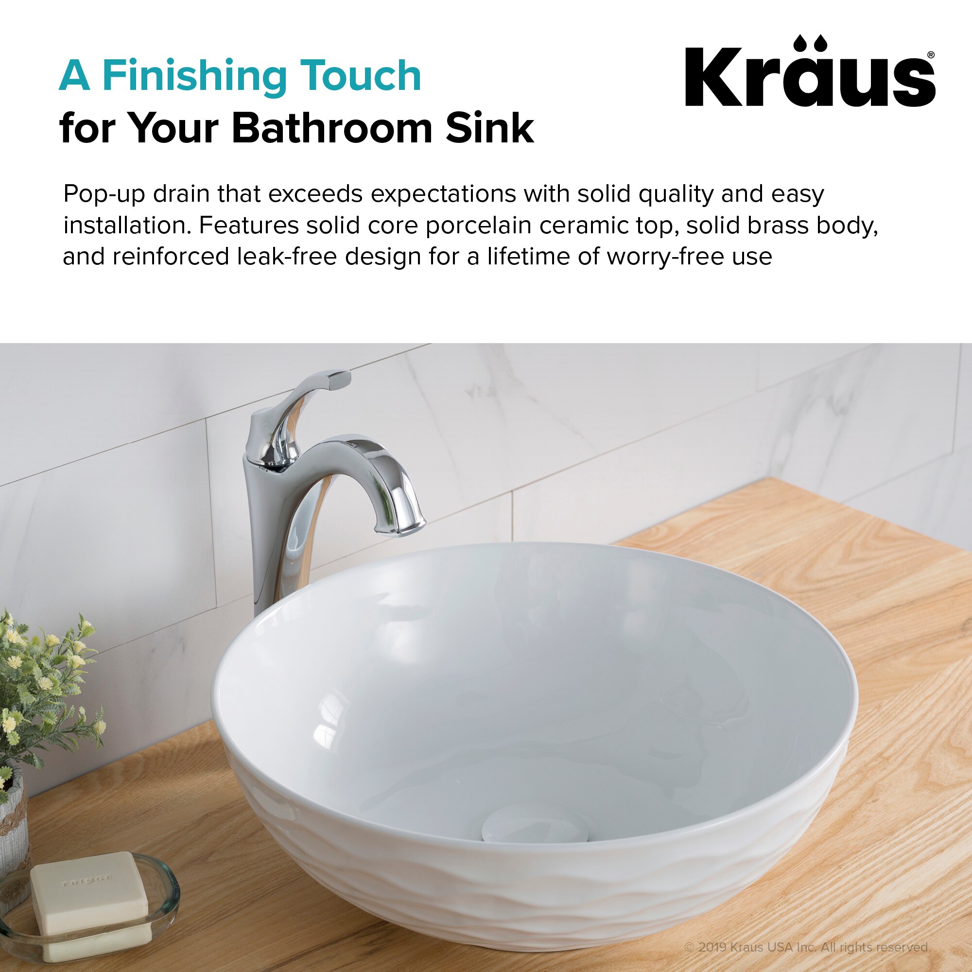 Kraus PU-20GWH Popup-Drains-Accessories - View #3