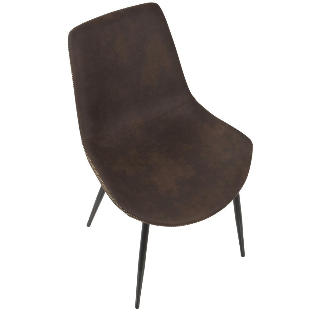 LumiSource DC-DUKZ BK+E2 Dining-Chairs - View #7