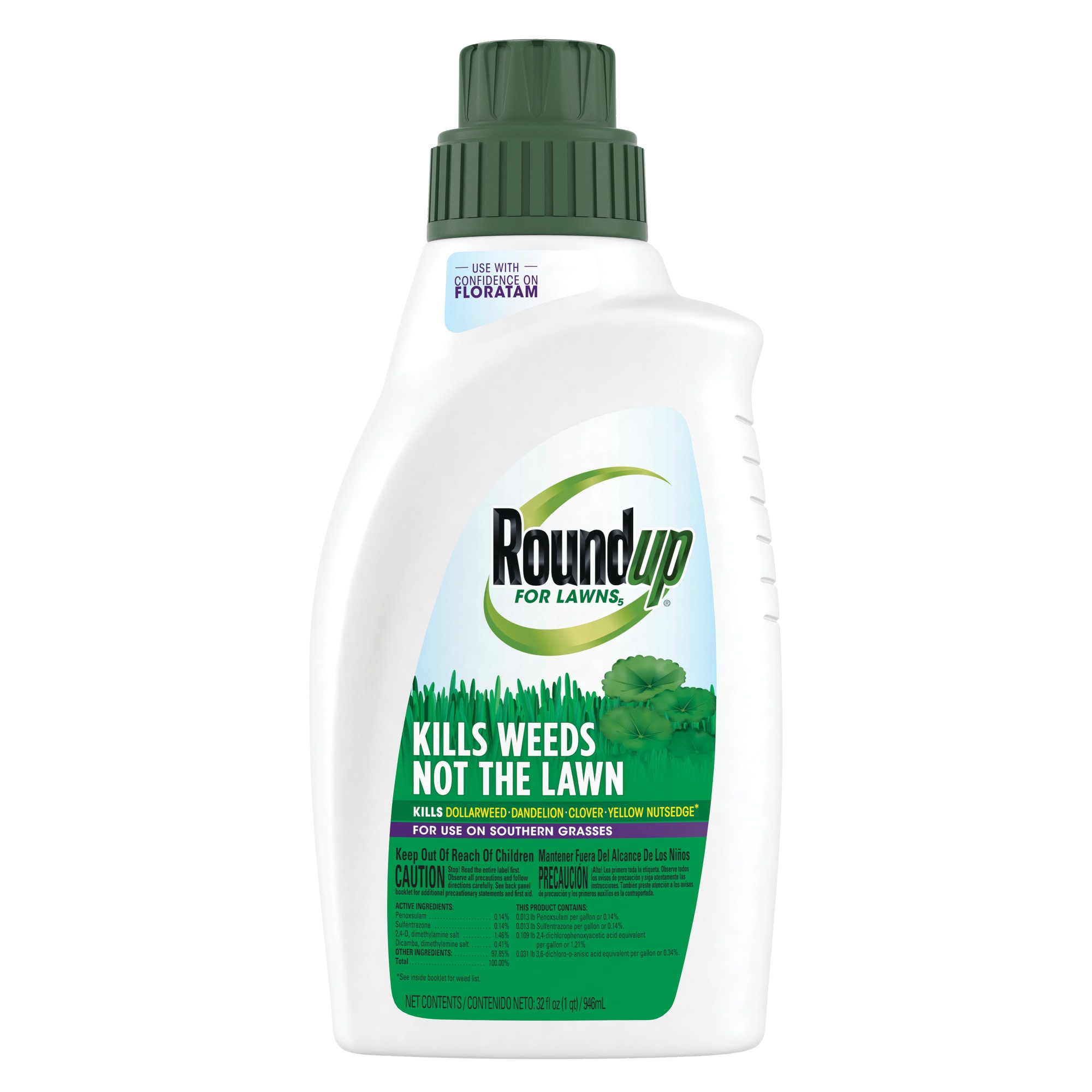 Roundup 5008472 For Lawns 32 -oz Concentrate Lawn Weed Killer
