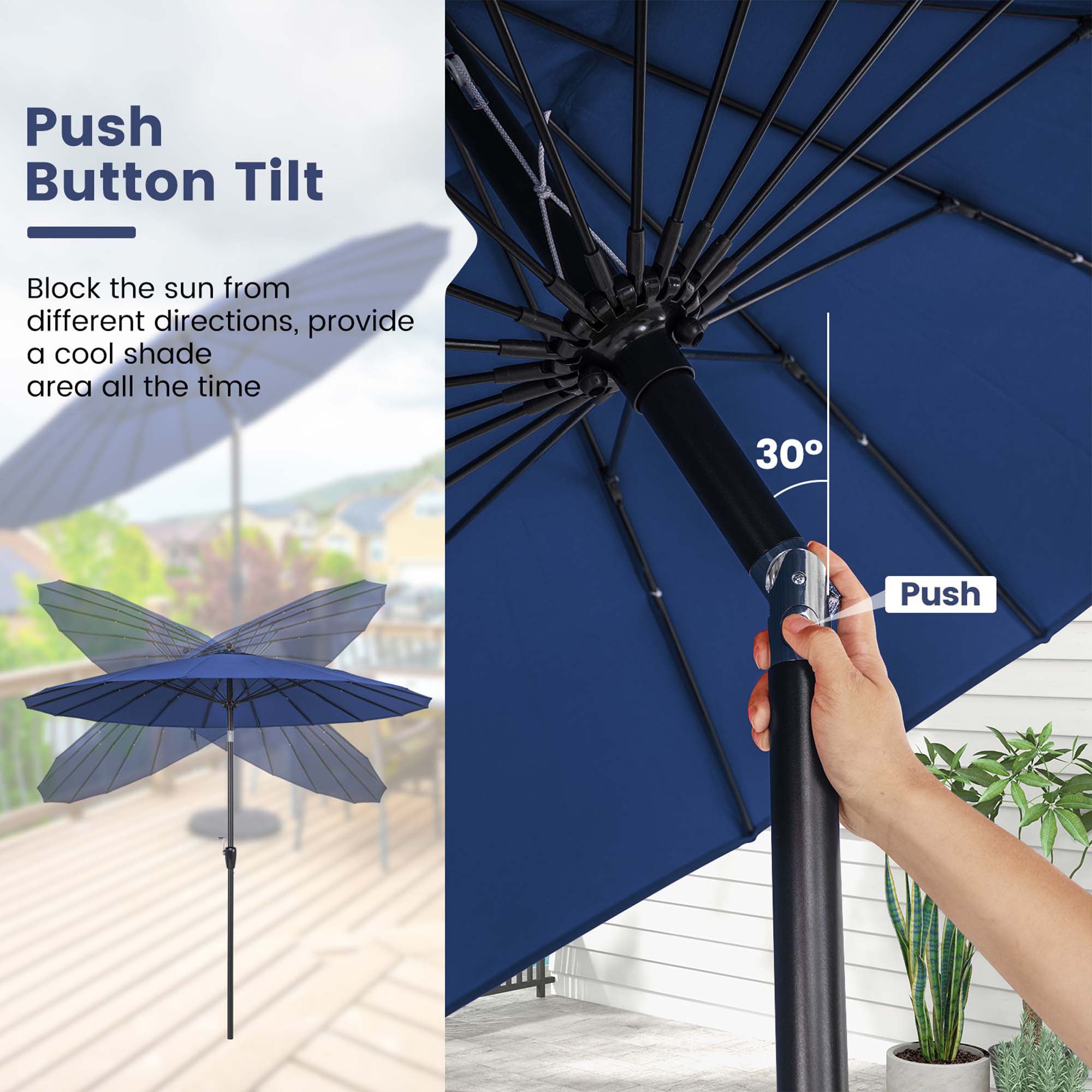Costway HCST00612 Umbrellas-2 - View #5
