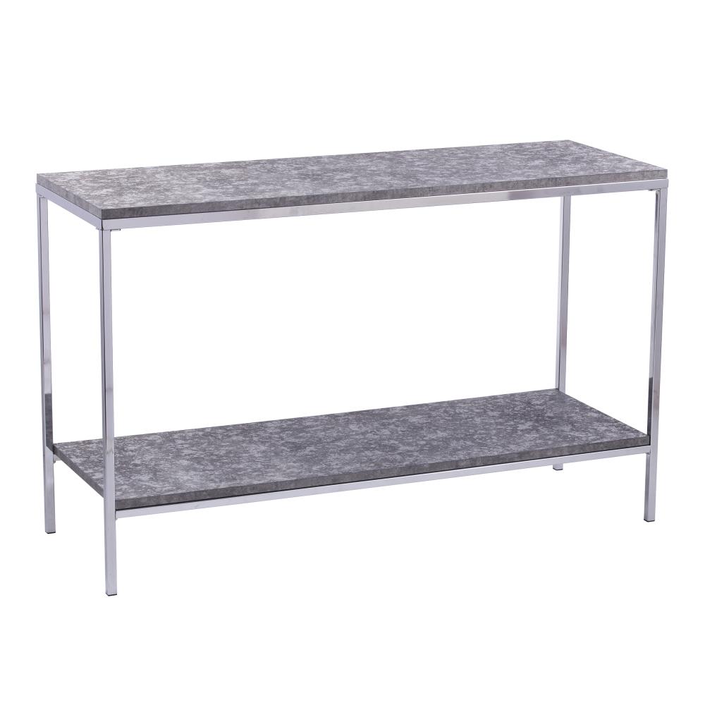 Boston Loft Furnishings ATG3095001CK Jena Casual Gray Simulated Stone Console Table