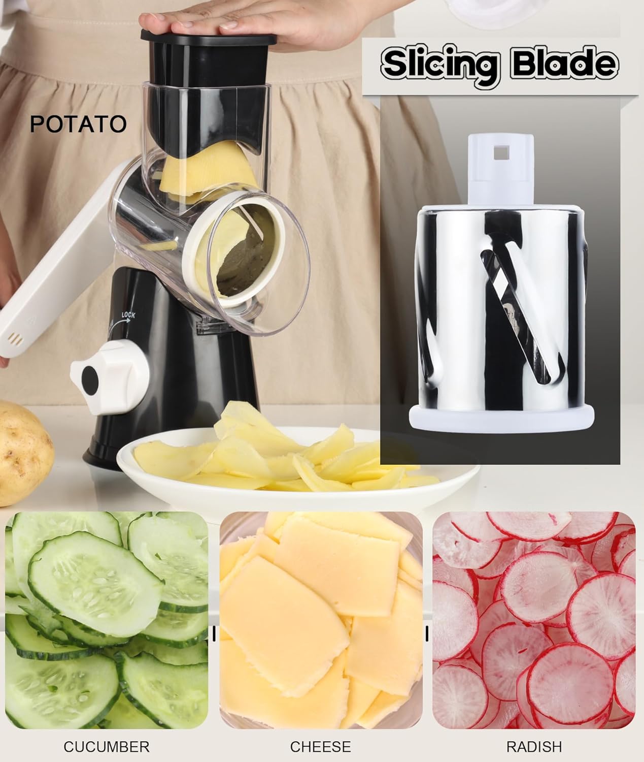 Ourokhome B0CLG6C35L Food-Slicers - View #2