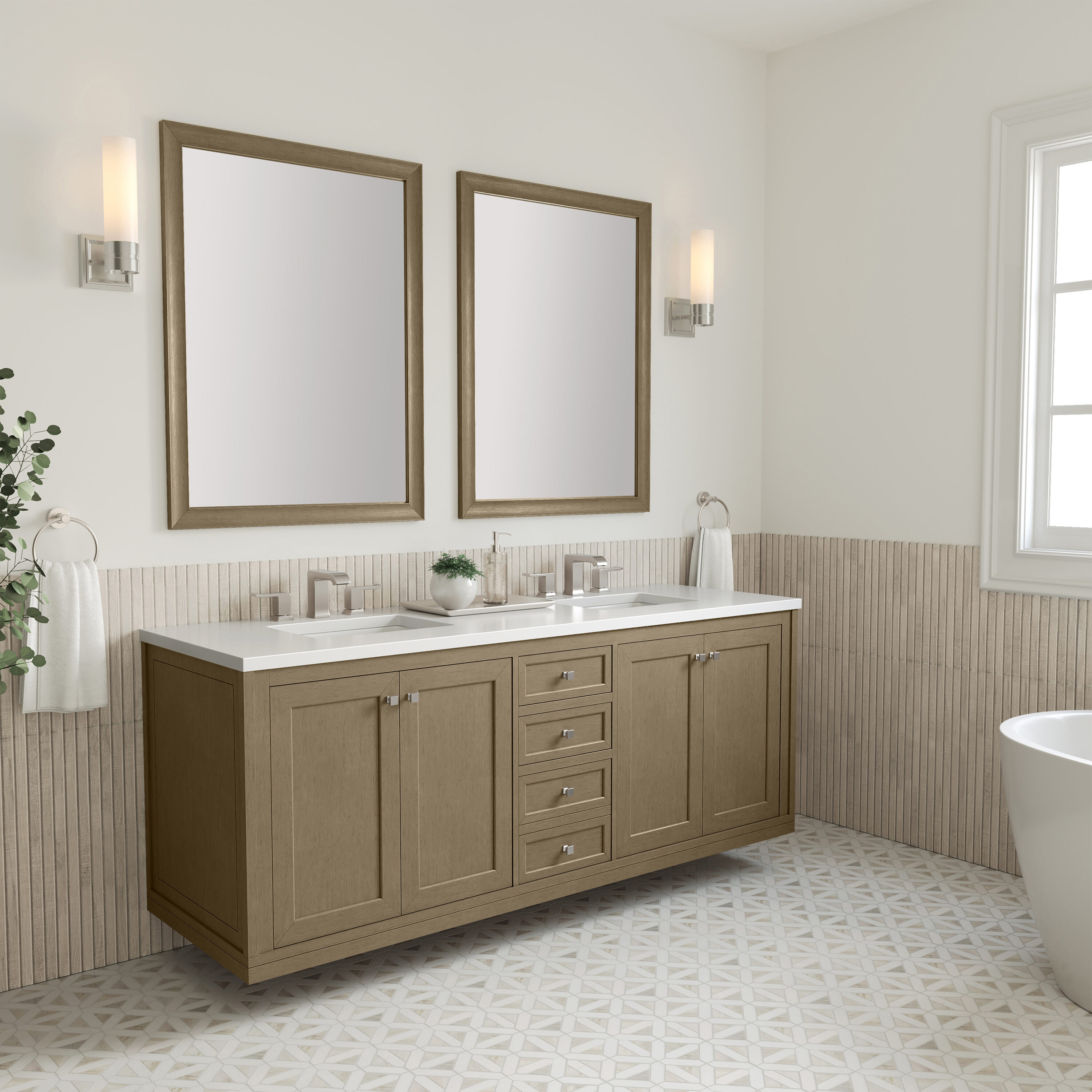 James Martin Vanities 503-V72-WLW-3WZ Bath-Vanity-Combo - View #7